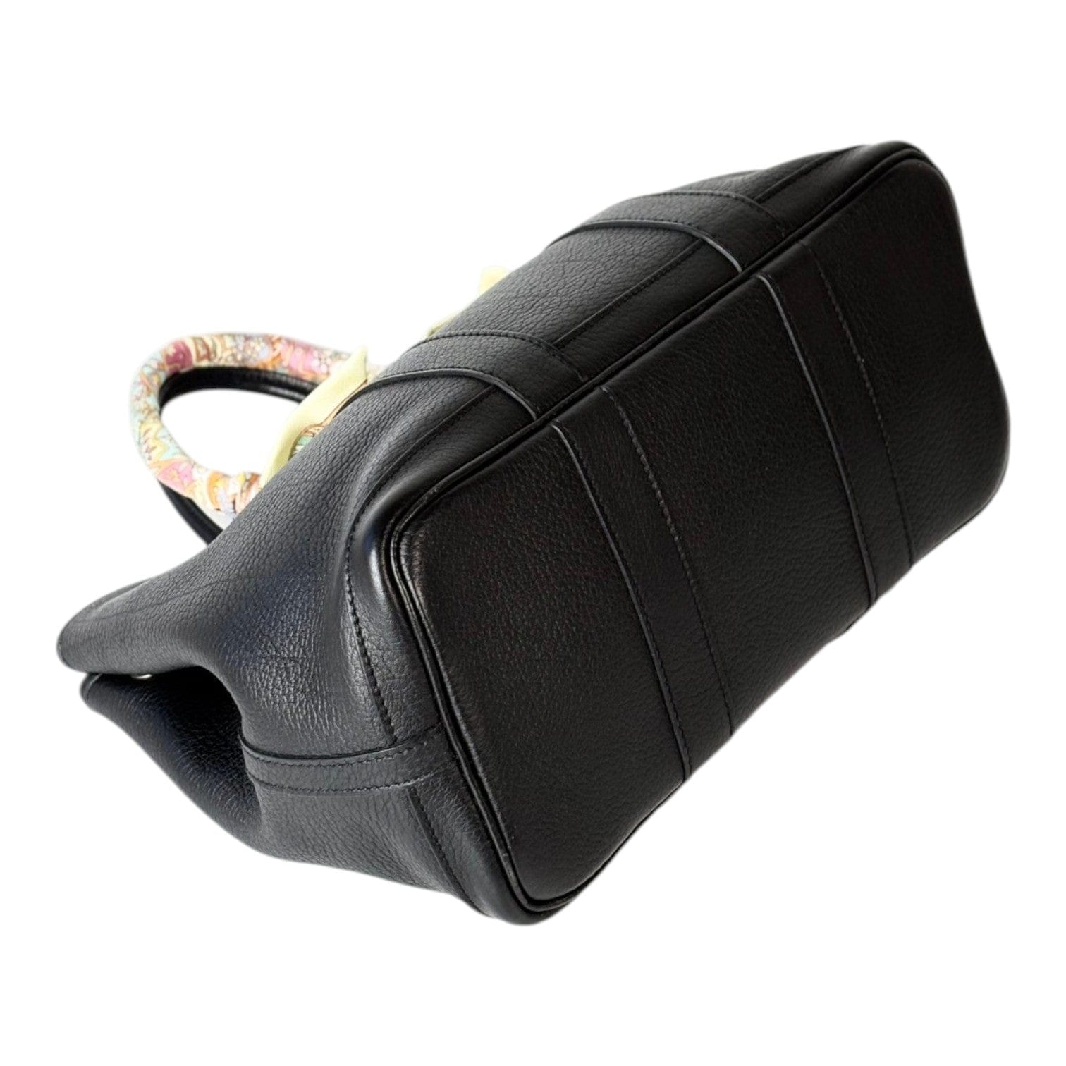 Hermes Hermes Black Garden Party 30cm Clemence Leather Bag