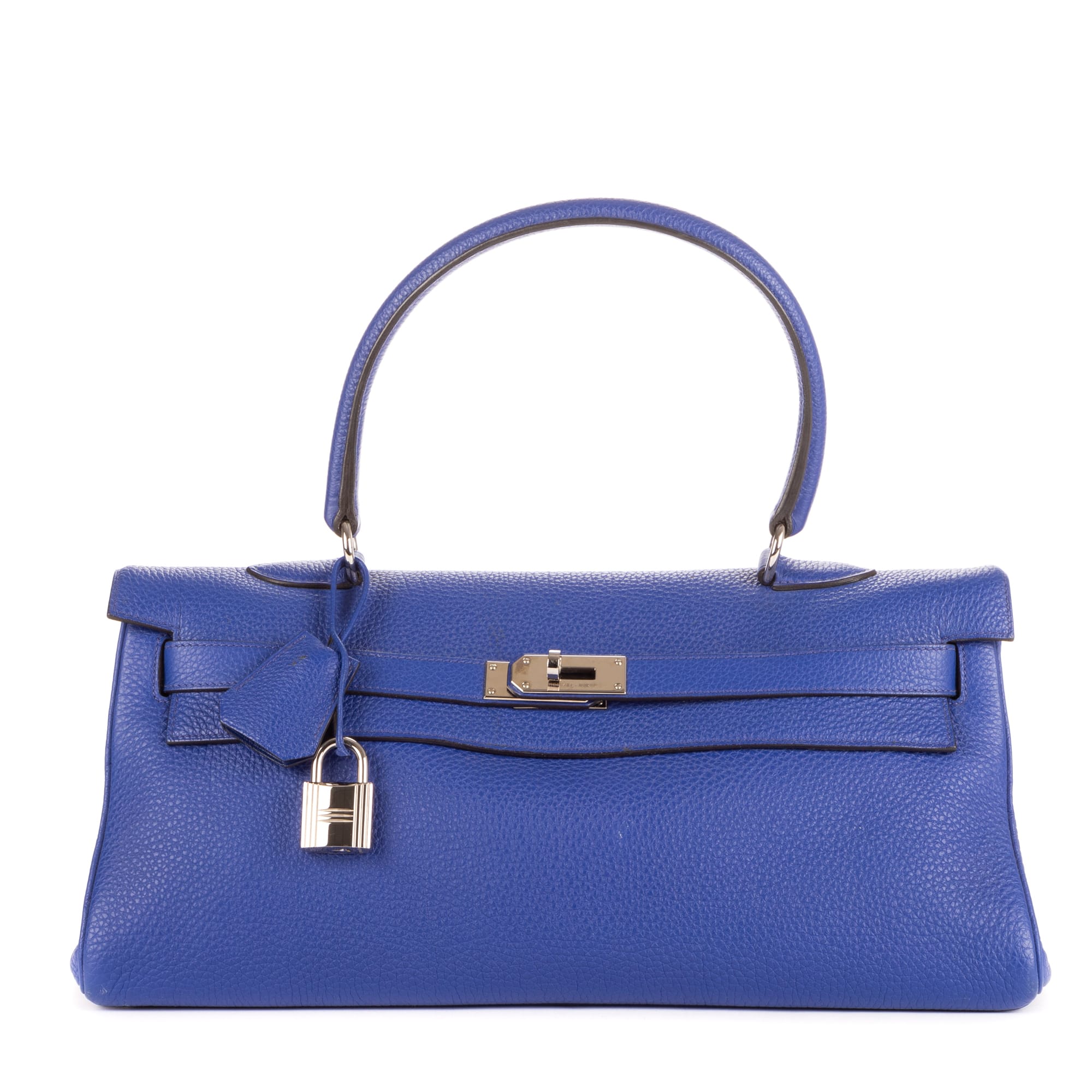 Hermès Hermès Bleu Electrique Calf Leather Kelly Shoulder OAG7354