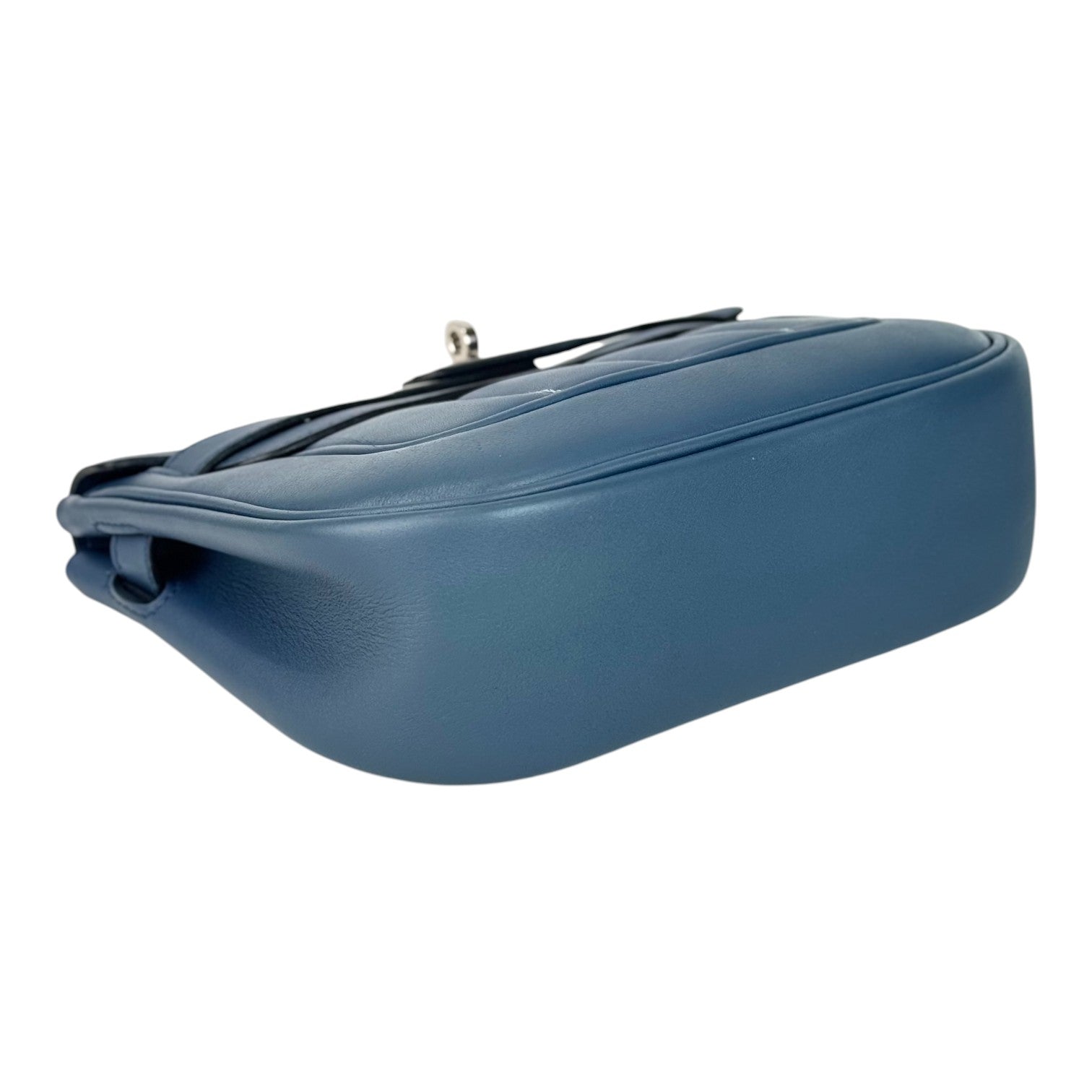 Hermes Hermes Blue Berline Bag Swift 7C