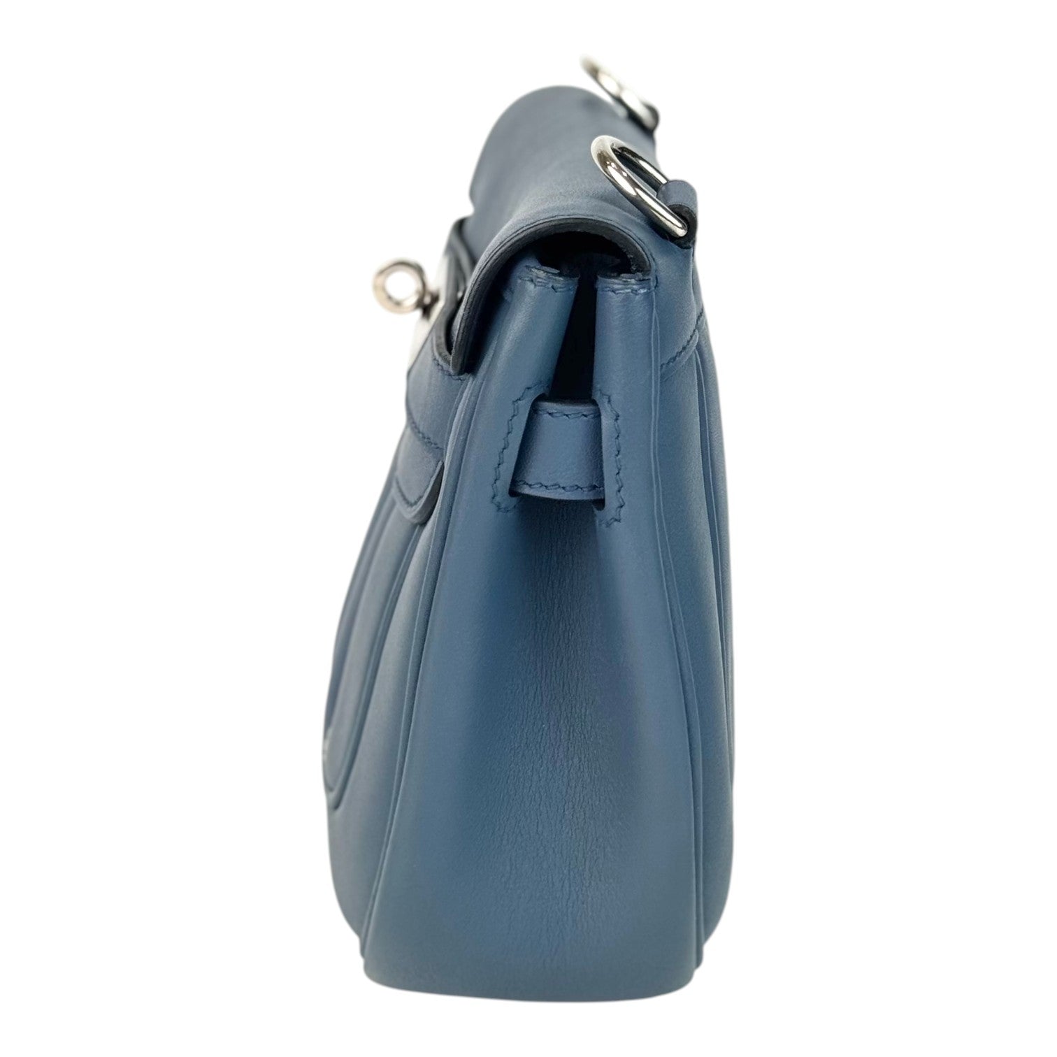 Hermes Hermes Blue Berline Bag Swift 7C