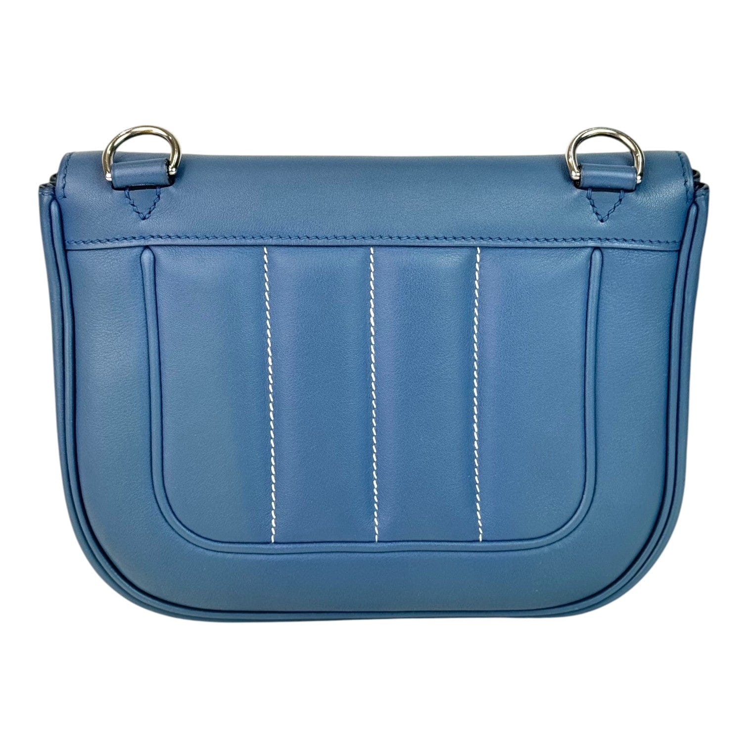 Hermes Hermes Blue Berline Bag Swift 7C