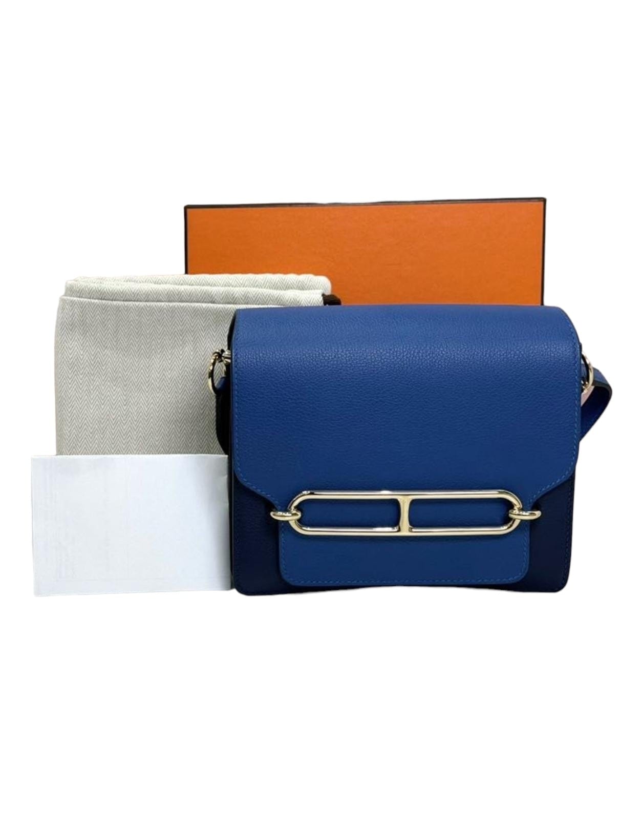 Hermes Hermes Blue Mini Roulis