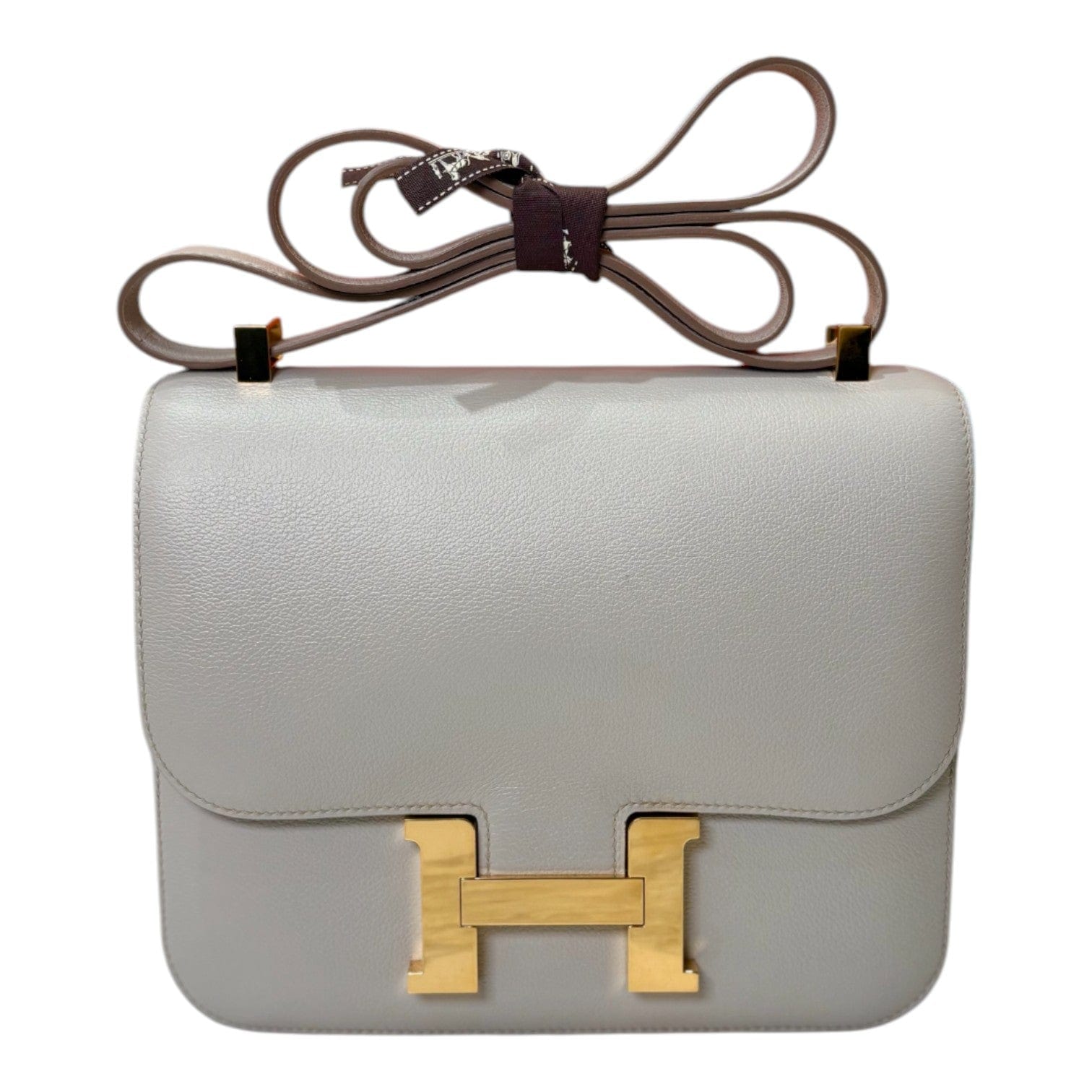 Hermes Hermes Constance 24 Evercolor Gris Perle - D Stamp