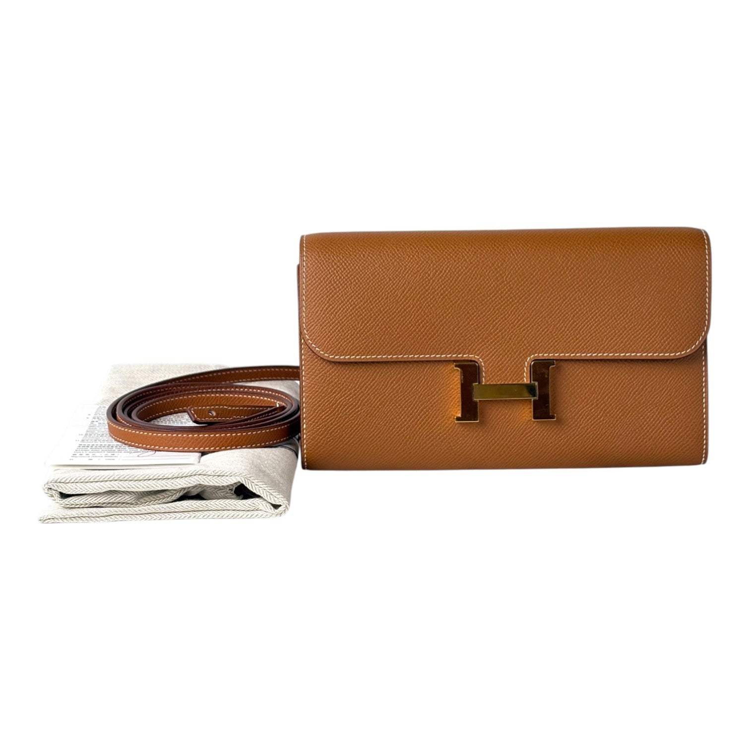 Hermes Hermes Constance To Go Gold Epson Bag