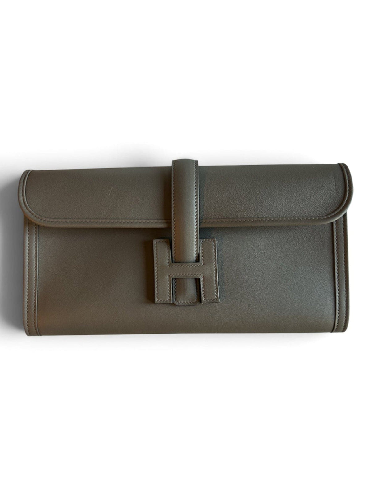 Hermes Hermes Etain Jige Elan Clutch Evercolor