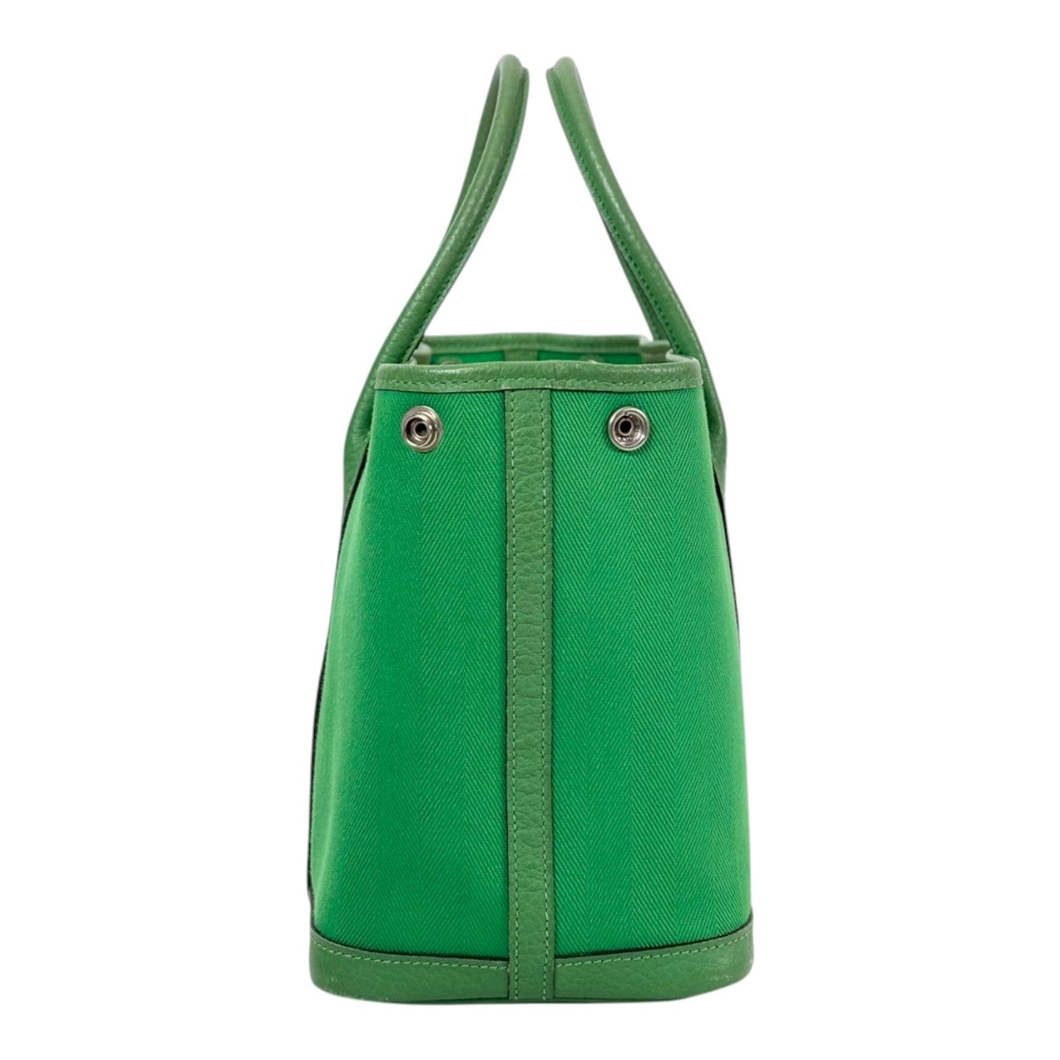 Hermes Hermes Green Garden Party 30cm in Canvas/Leather