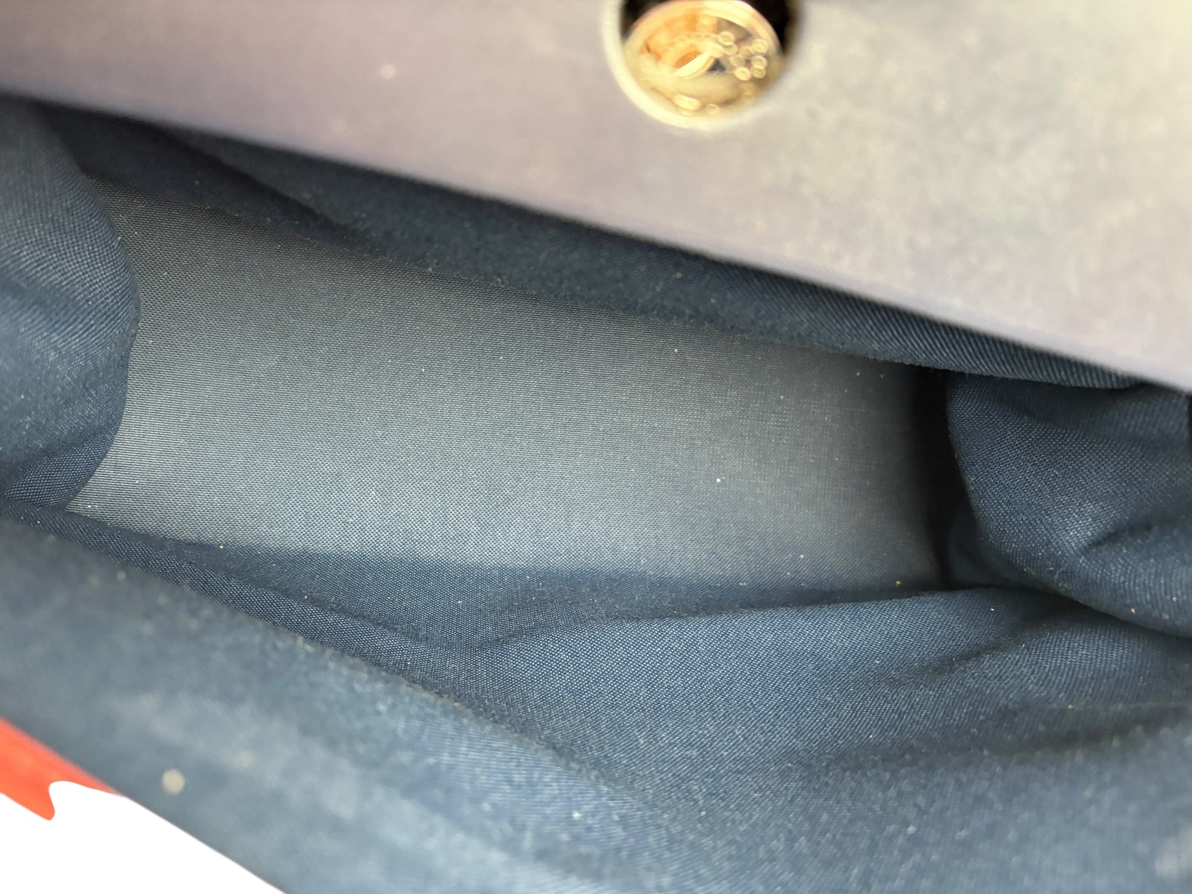Hermes Hermes Herbag Zip 39 Navy with Red Trim Bag