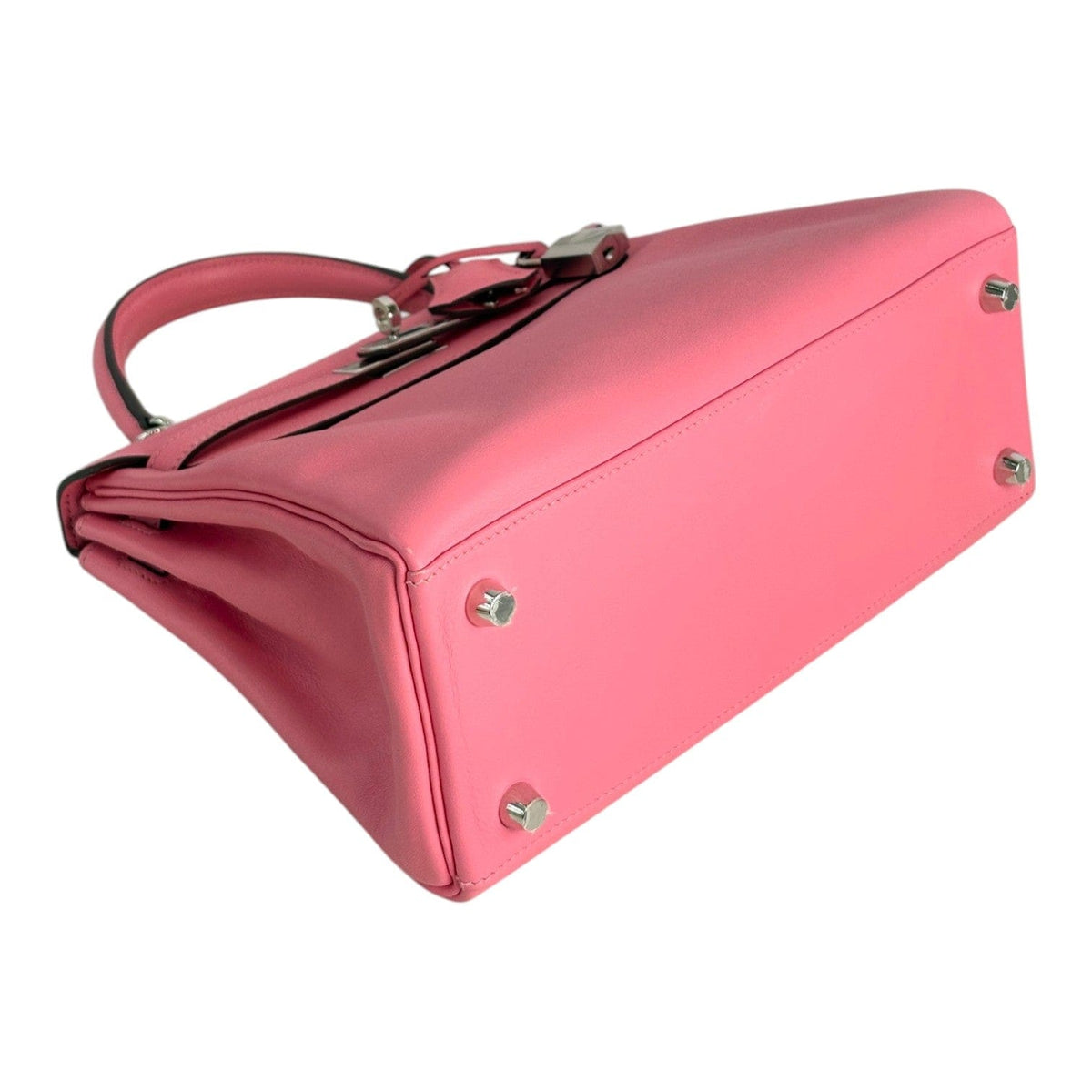 Hermes Hermes Kelly 25 in Pink Swift with PHW - Full Set
