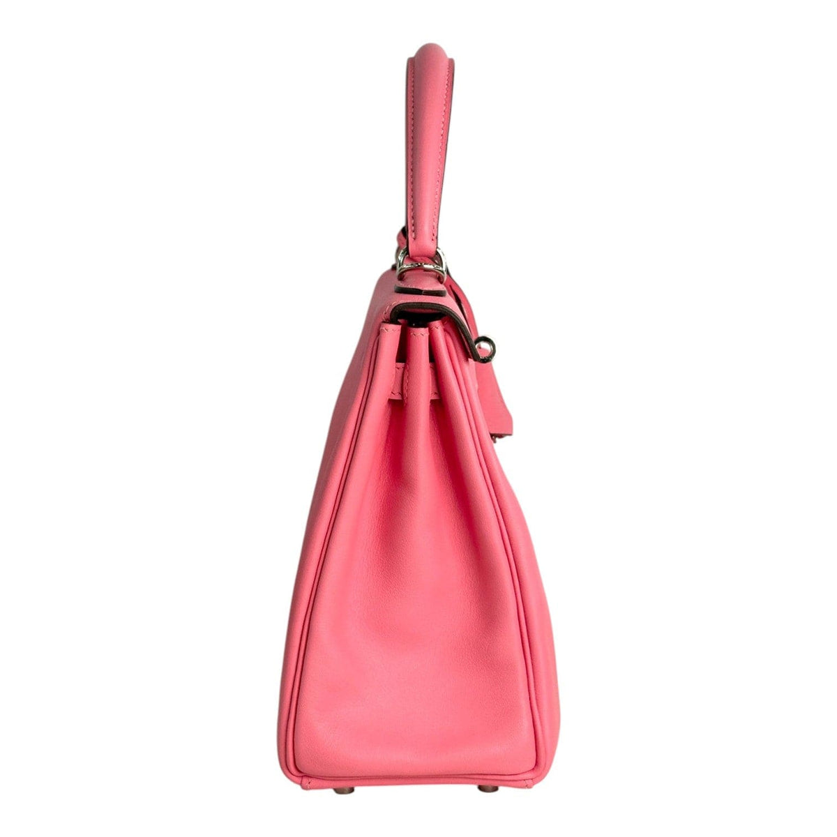 Hermes Hermes Kelly 25 in Pink Swift with PHW - Full Set