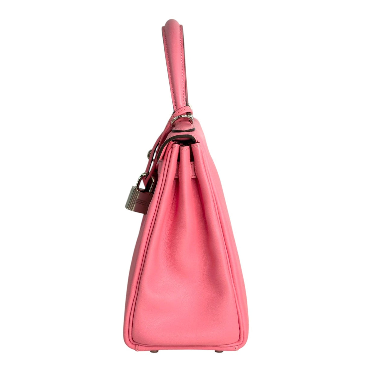 Hermes Hermes Kelly 25 in Pink Swift with PHW - Full Set