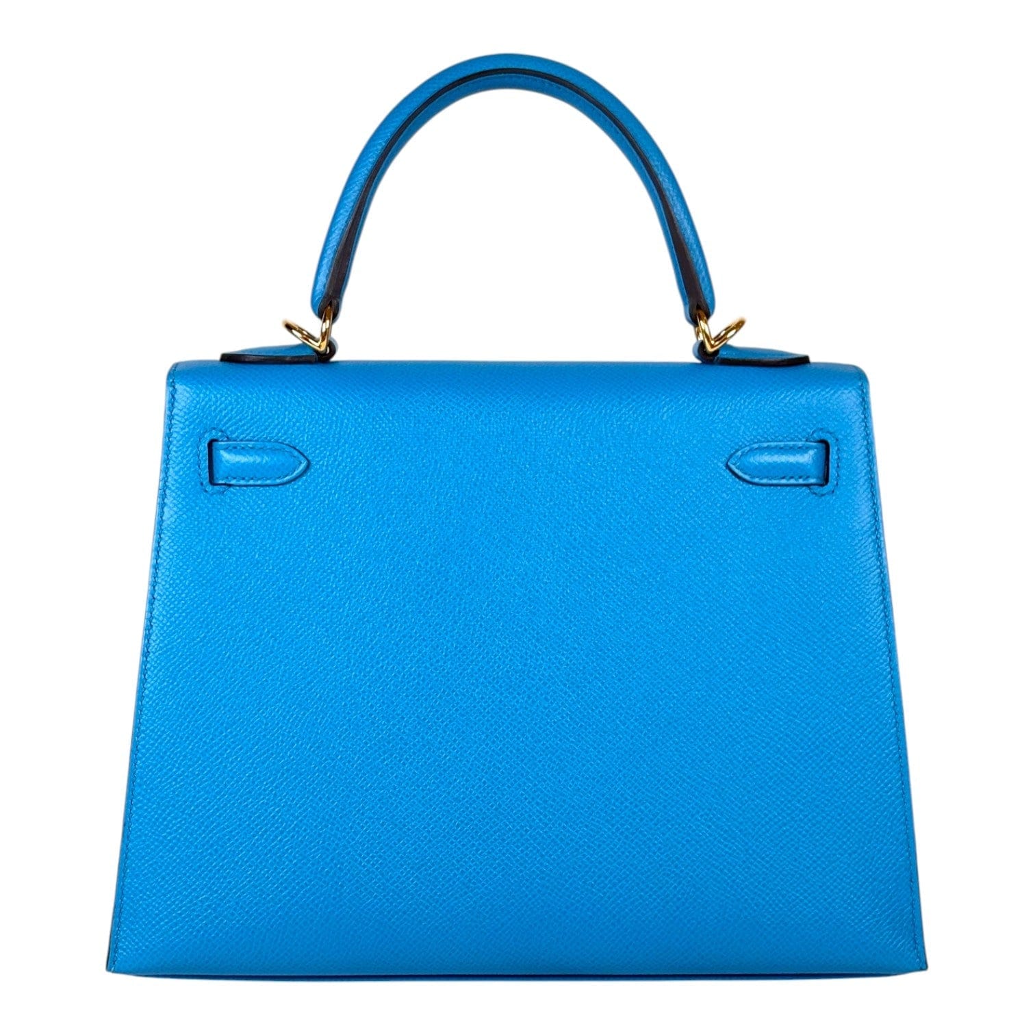 Hermes Hermes Kelly 25cm Bag Blue Frida Epsom - Y Stamp Full Set