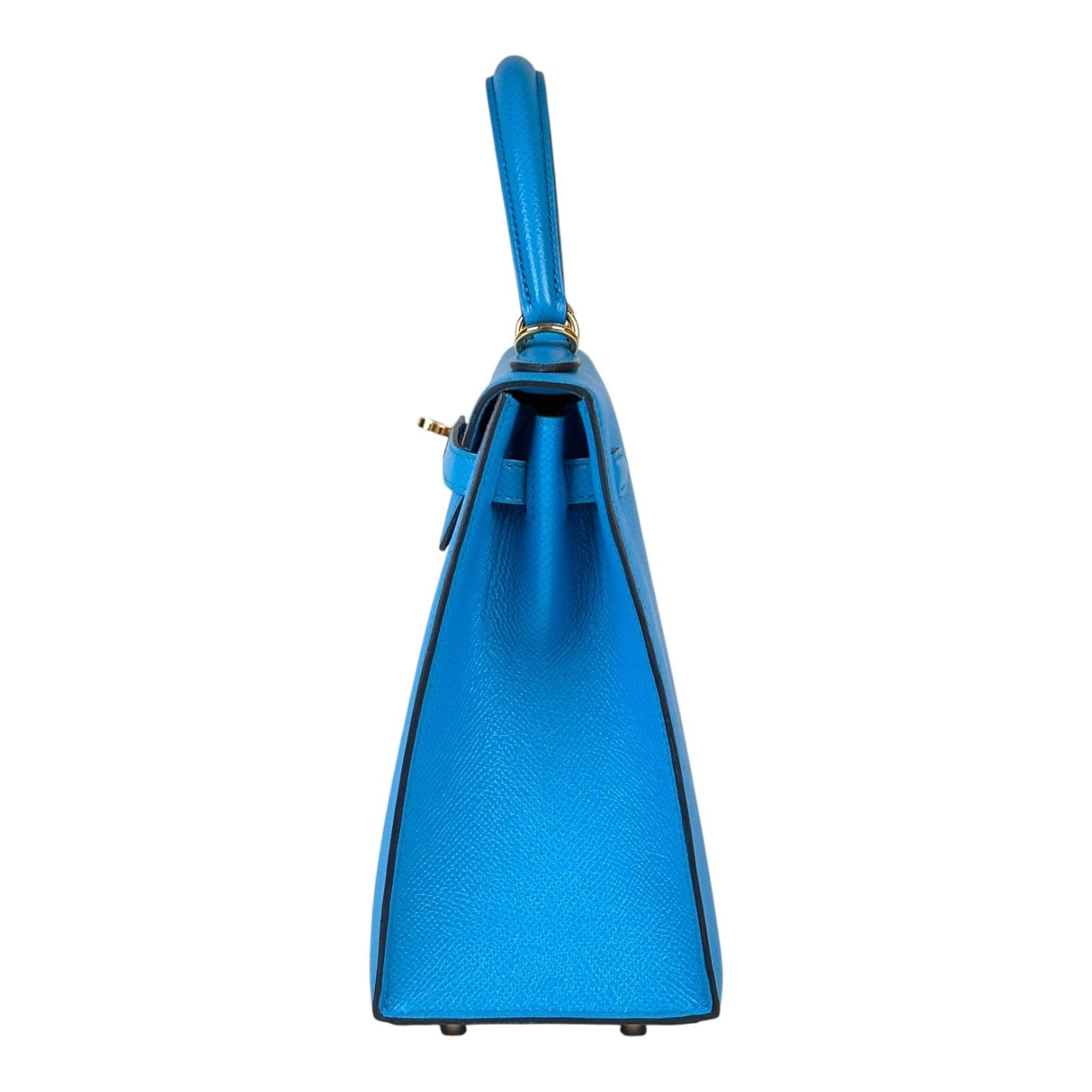 Hermes Hermes Kelly 25cm Bag Blue Frida Epsom - Y Stamp Full Set