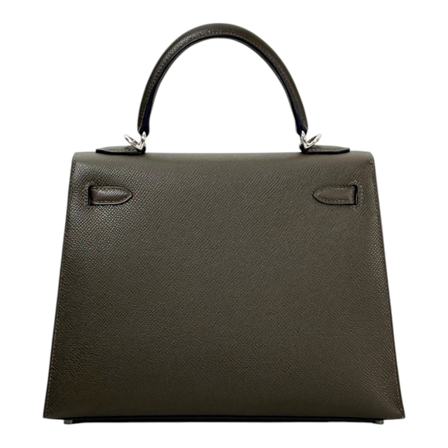 Hermes Hermes Kelly 25cm in V8 Vert Loden Epsom with PHW - Full Set - G Stamp