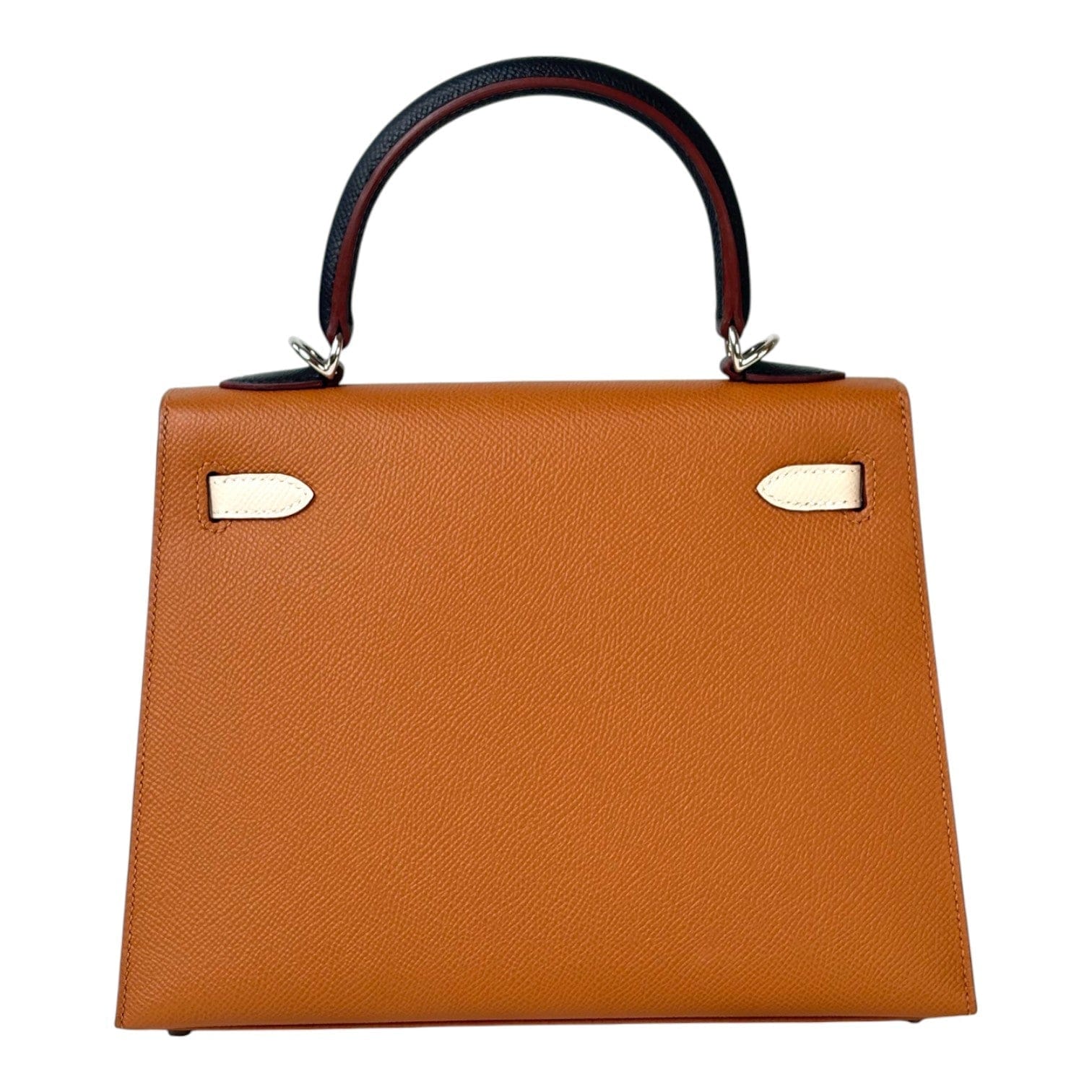 Hermes Hermes Kelly 25cm Multi Color Gold/Black/Nata/Blue Epsom