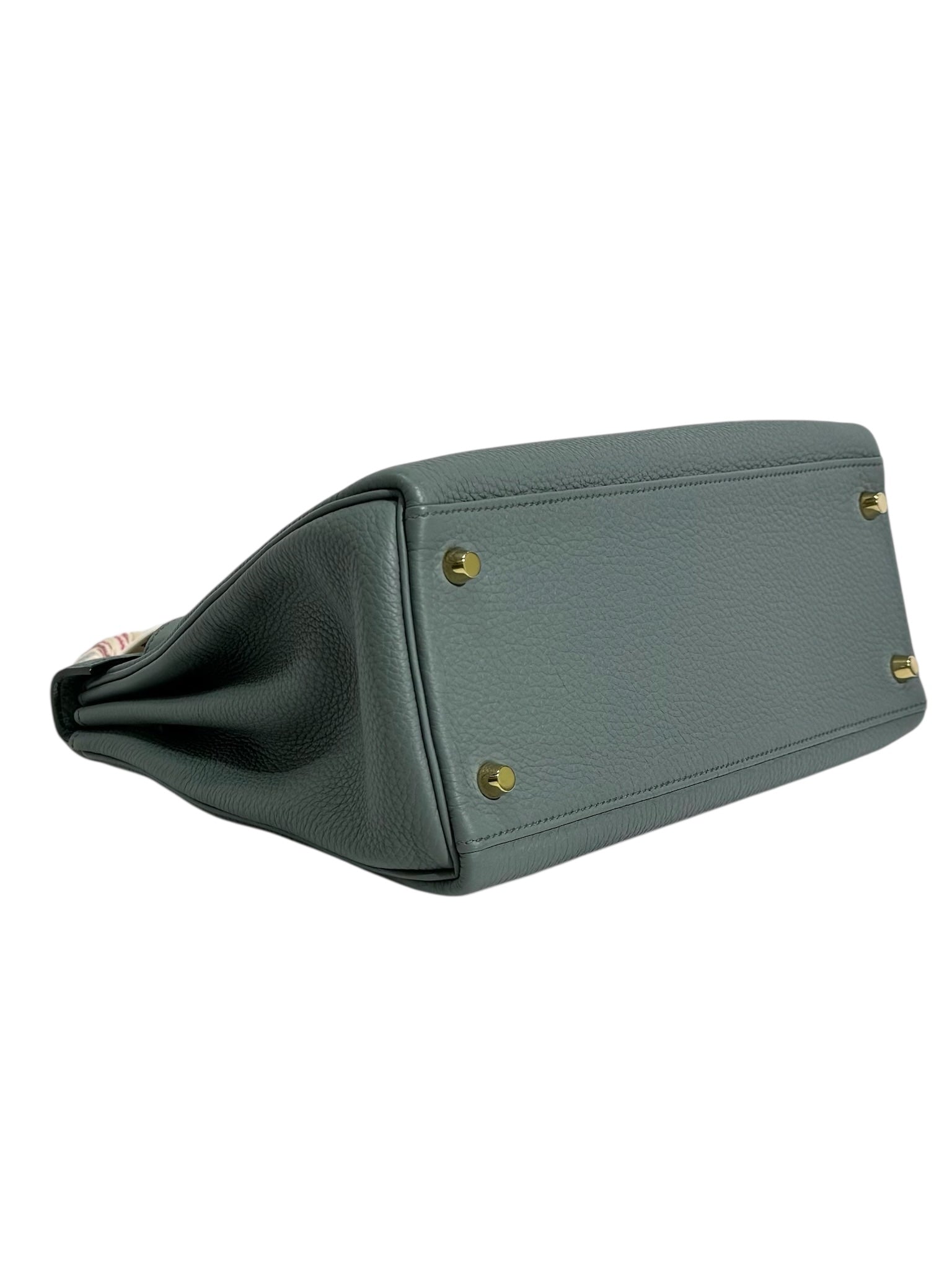 Hermes Hermes Kelly 28 Togo in Vert Amande - Full Set - D Stamp