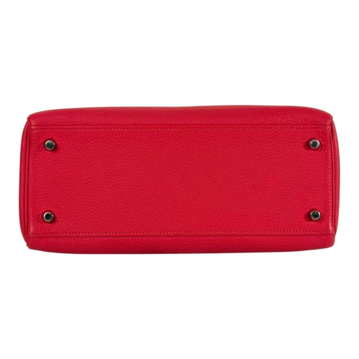 Hermes Hermes Kelly 28cm Bag in Red Togo with PHW