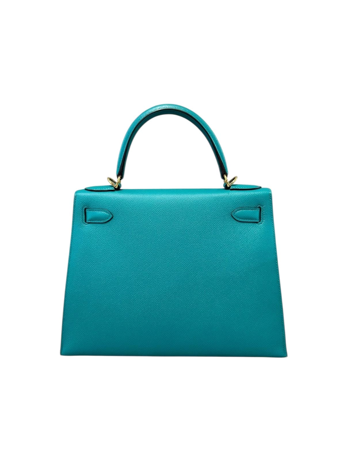 Hermes Hermes Kelly 28cm Blue Paon in Epsom with GHW - Full Set - X Stamp