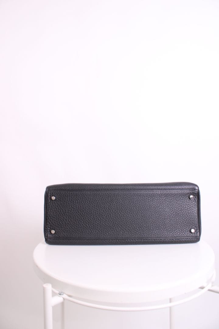 Hermes Hermes Kelly 40 Retourne Togo Leather Black