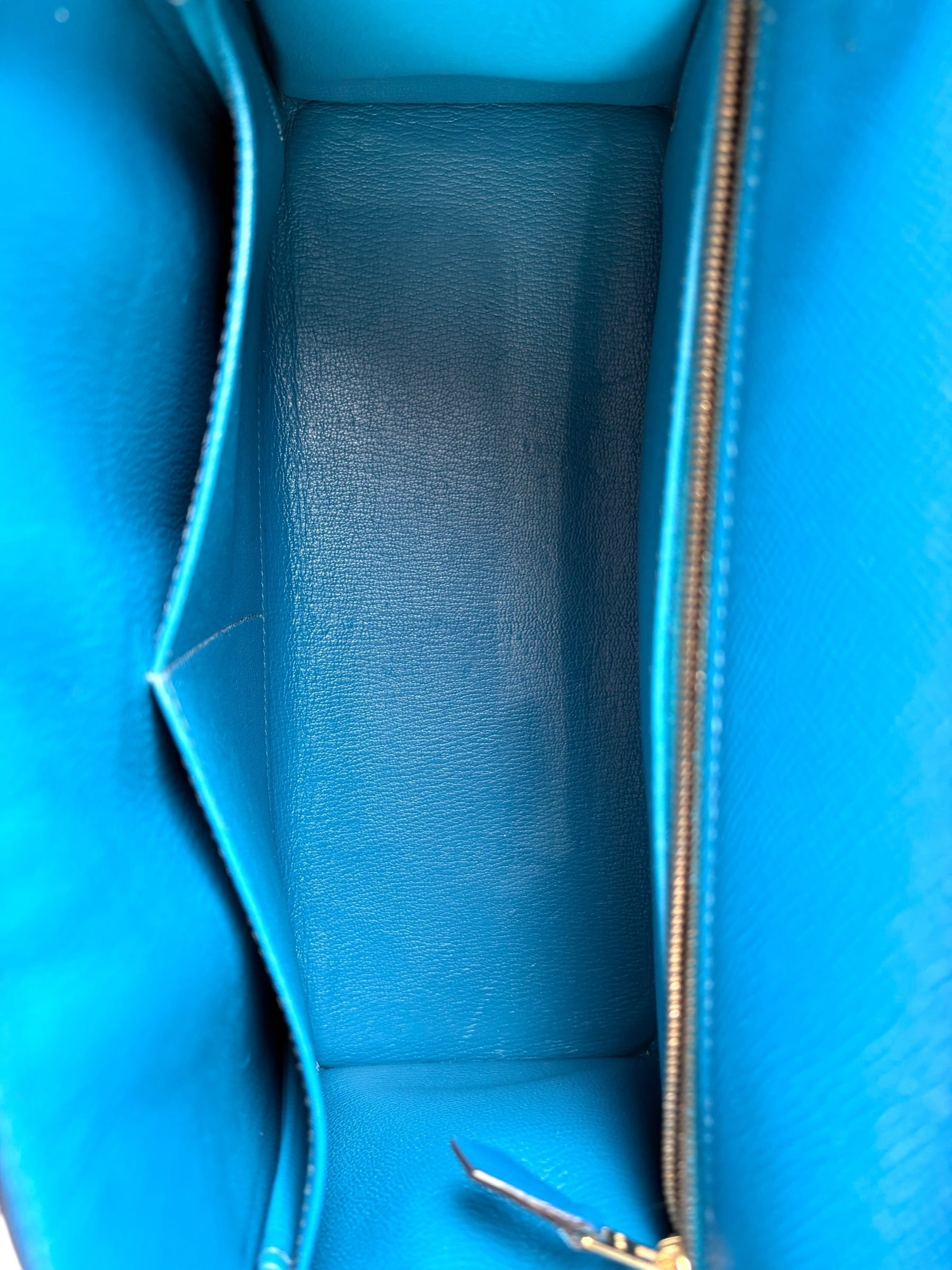 Hermes Hermes Kelly Bag 28cm Epsom Blue