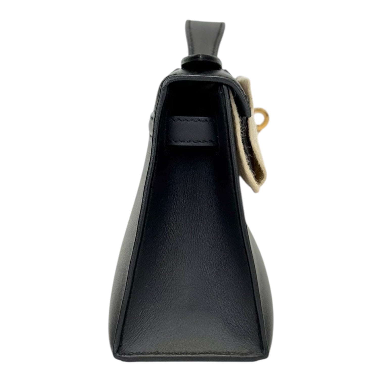 Hermes Hermes Kelly Pochette Black in Swift Leather Bag