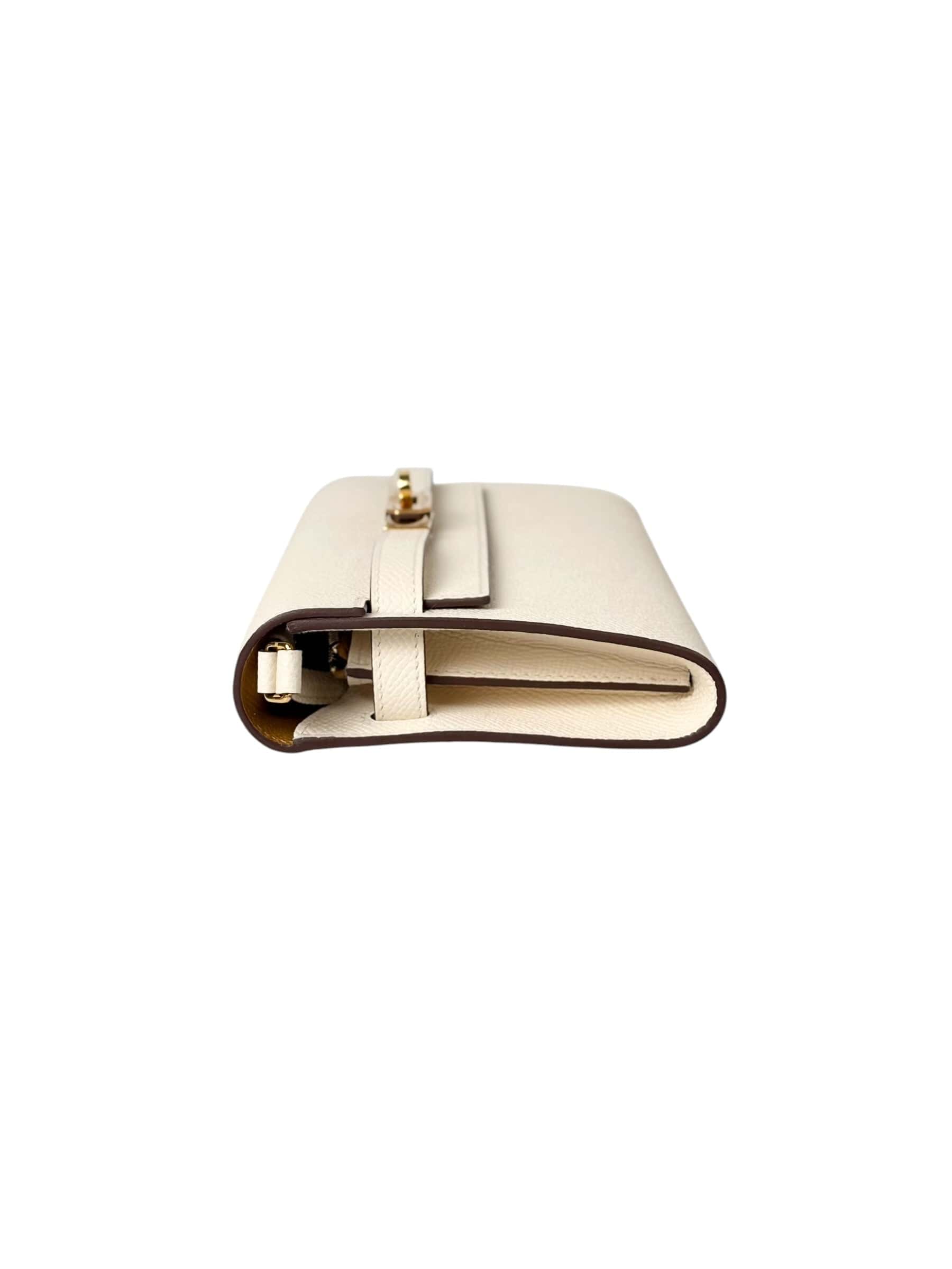 Hermes Hermes Kelly To Go Craie with Gold Hardware