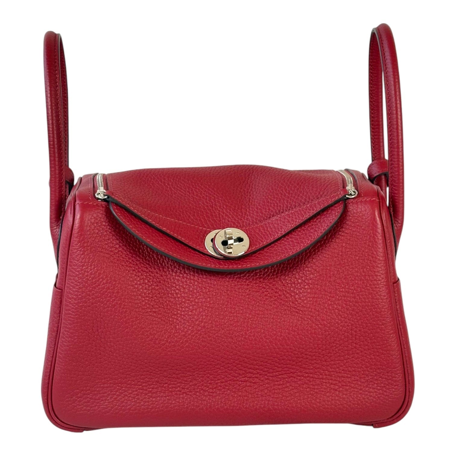 Hermes Hermes Lindy 26cm K1 Rouge Grenat Bag - Z Stamp