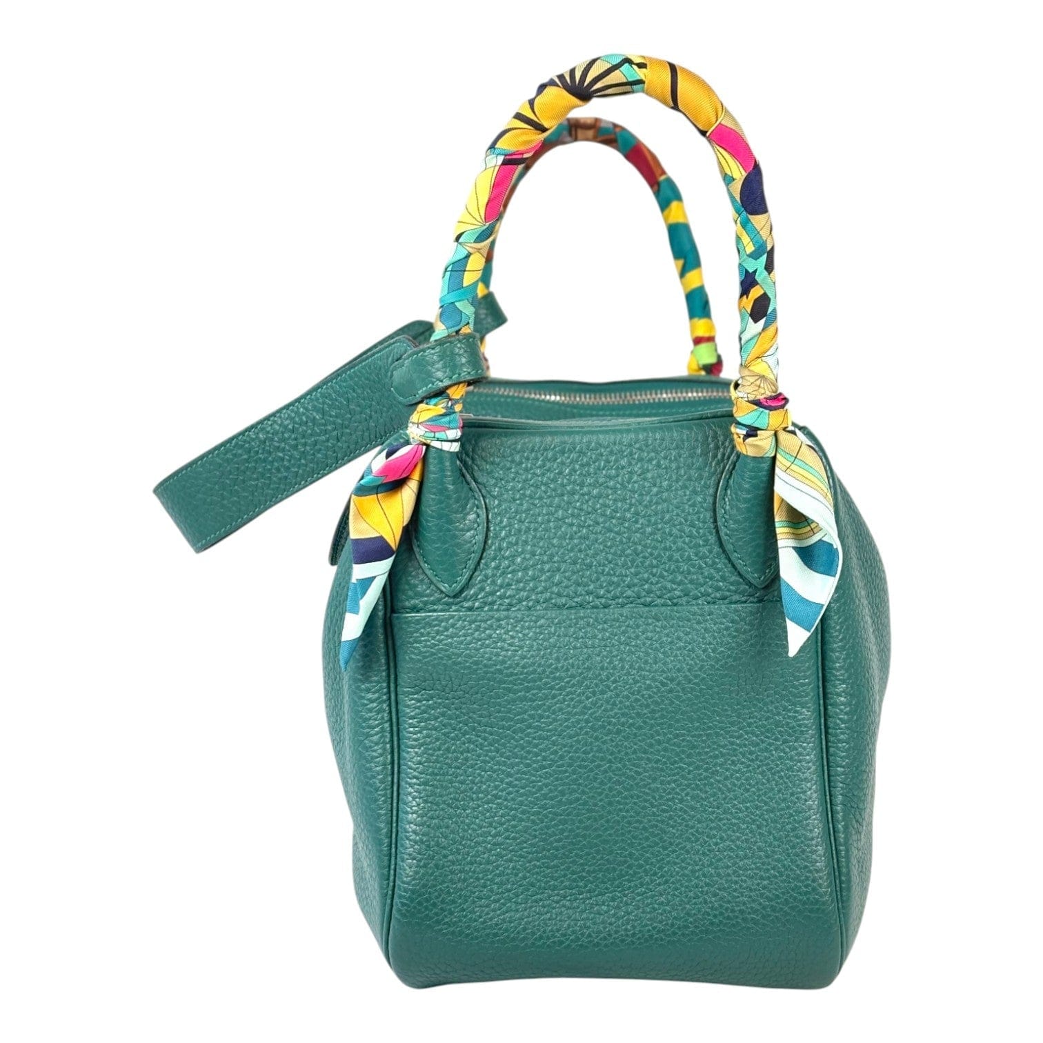 Hermes Hermes Lindy 30cm Green Bag in Clemence - T Stamp
