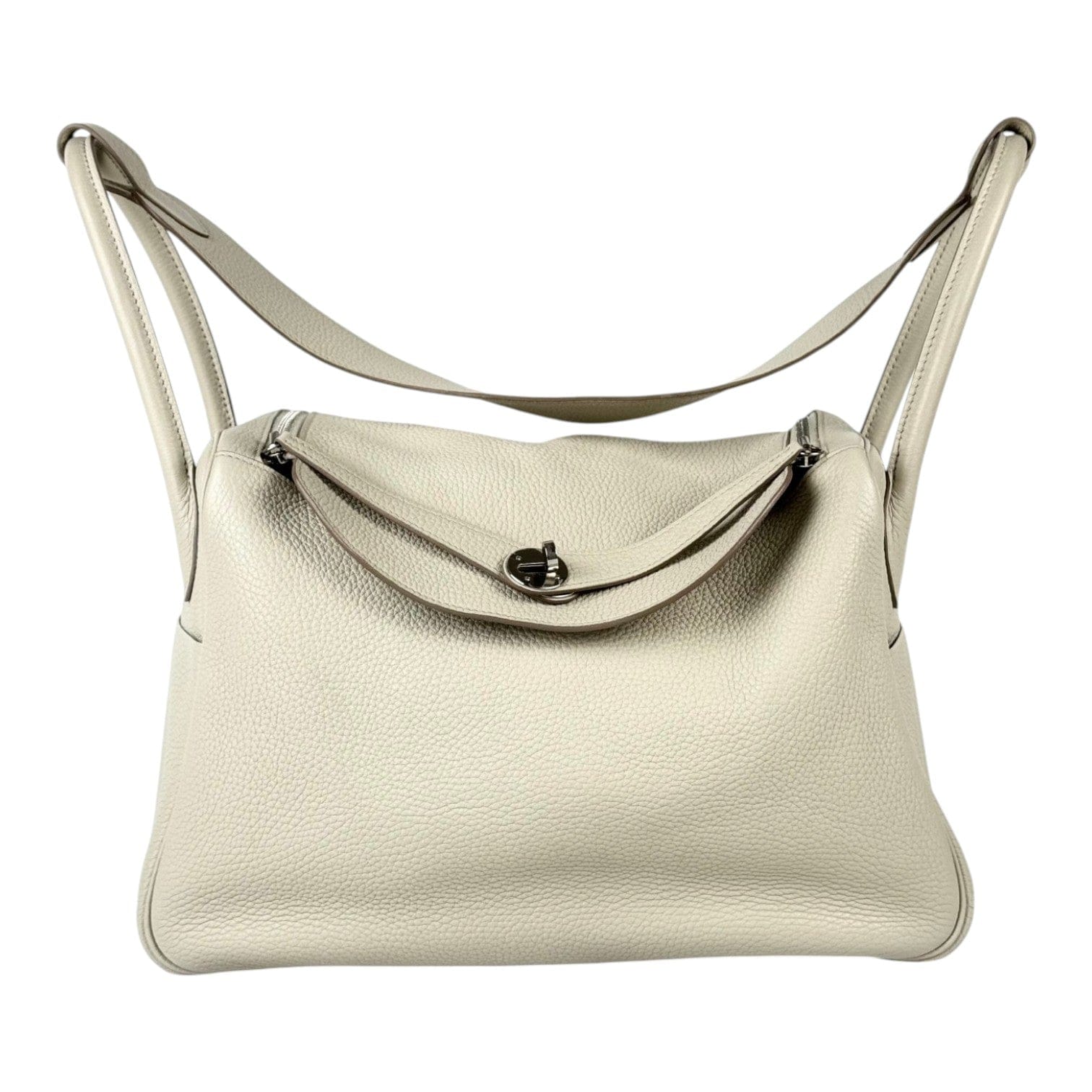 Hermes Hermes Lindy 34cm Bag in Beton Togo with PHW
