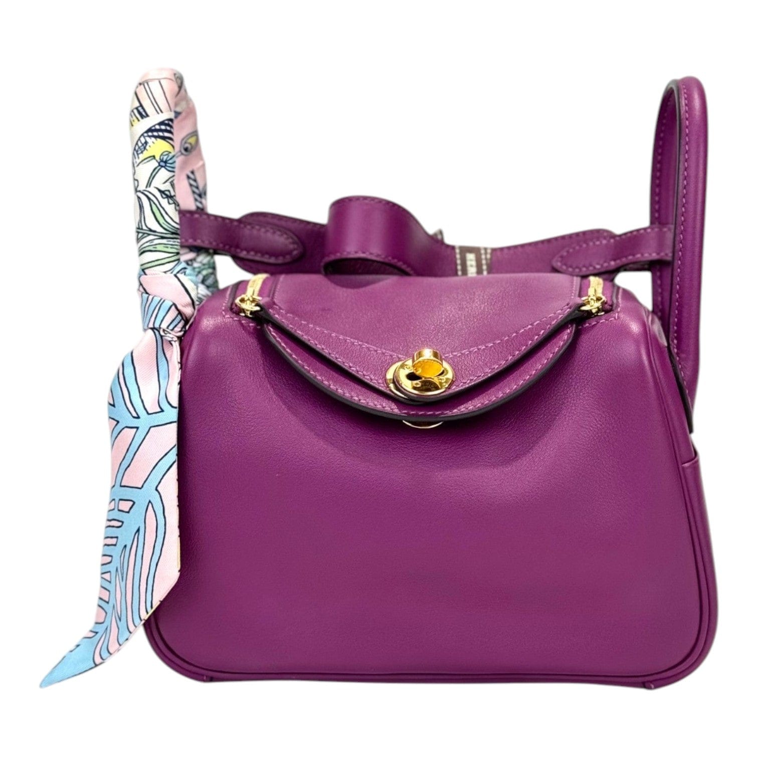 Hermes Hermes Lindy Mini P9 Purple Bag