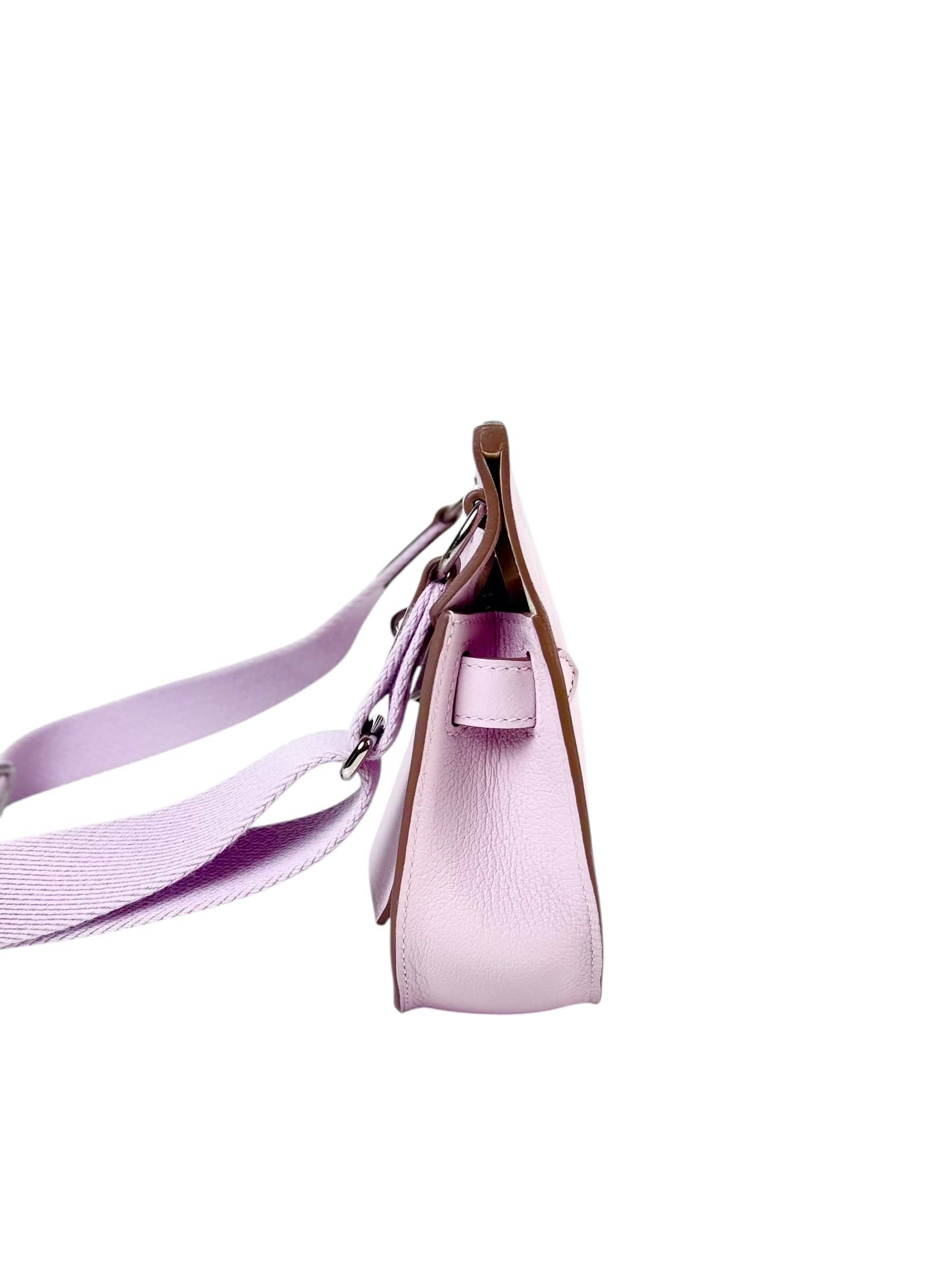 Hermes Hermes Mauve Pale Mini Jypsiere Bag