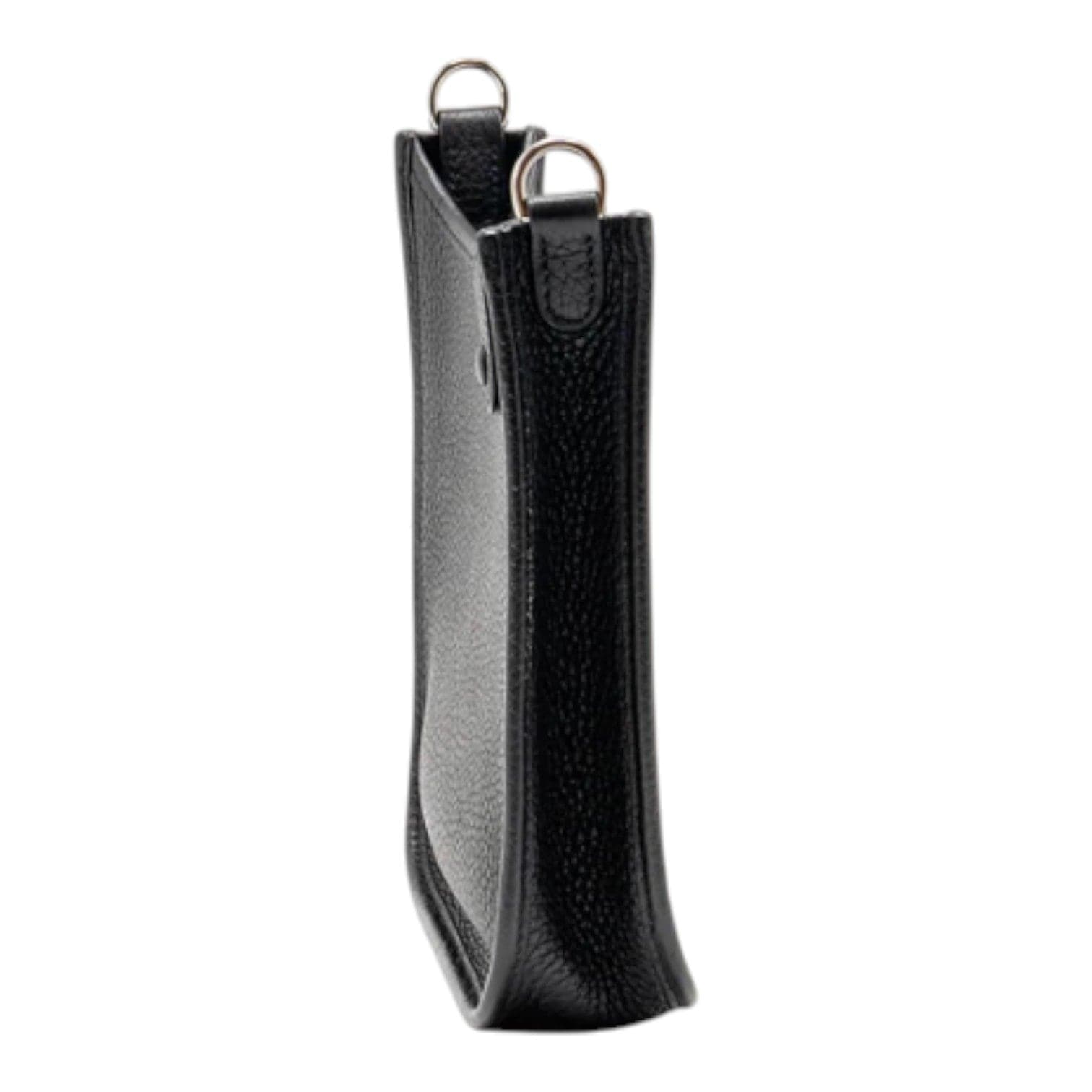 Hermes Hermes Mini Evelyne Clemence Black with SHW