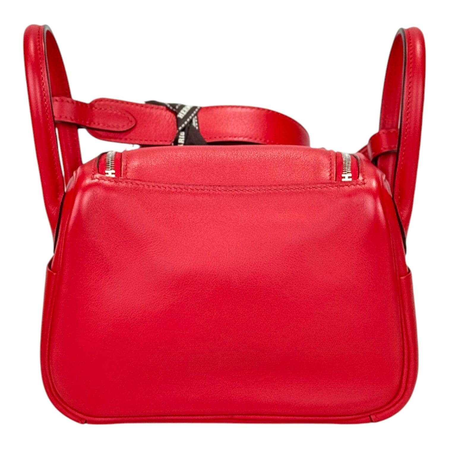 Hermes Hermes Mini Red Lindy in Swift with PHW