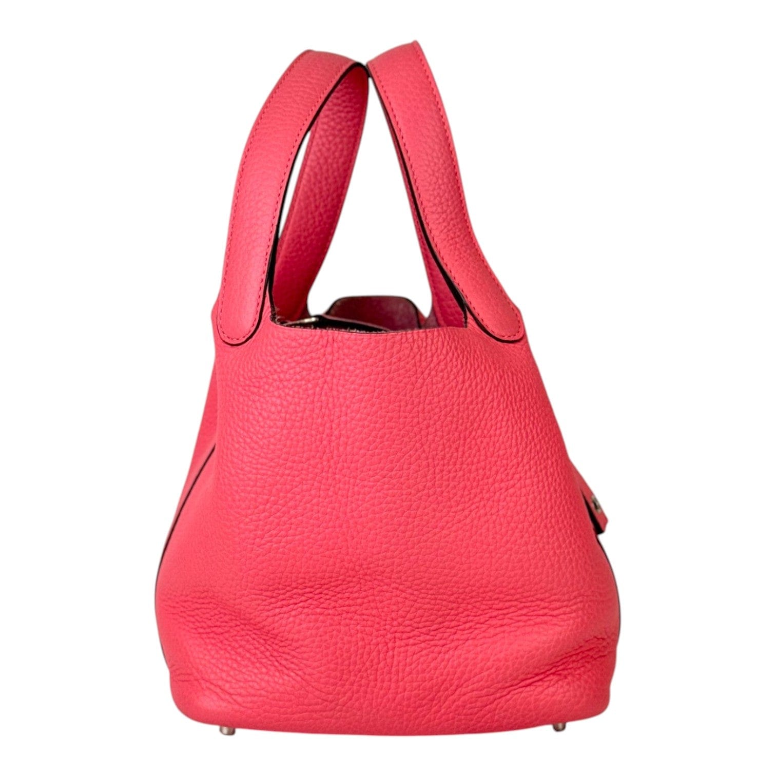 Hermes Hermes Picotin 18 Pink Clemence Leather