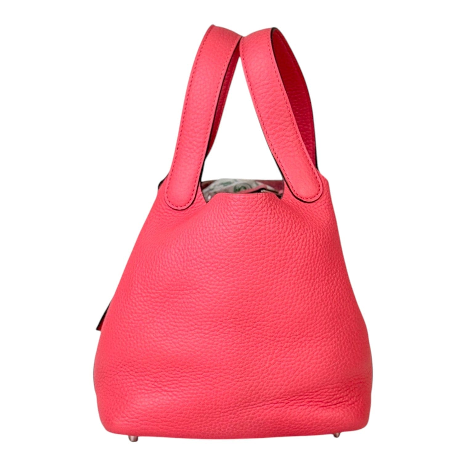 Hermes Hermes Picotin 18 Pink Clemence Leather