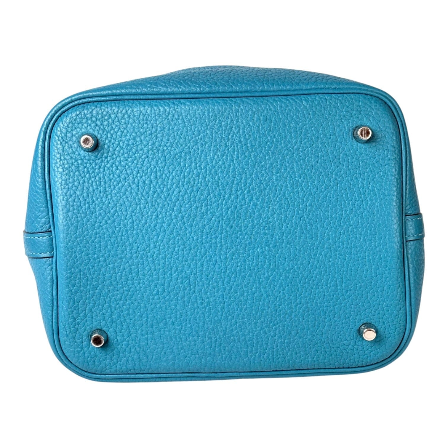 Hermes Hermes Picotin 22 Blue in Clemence with PHW
