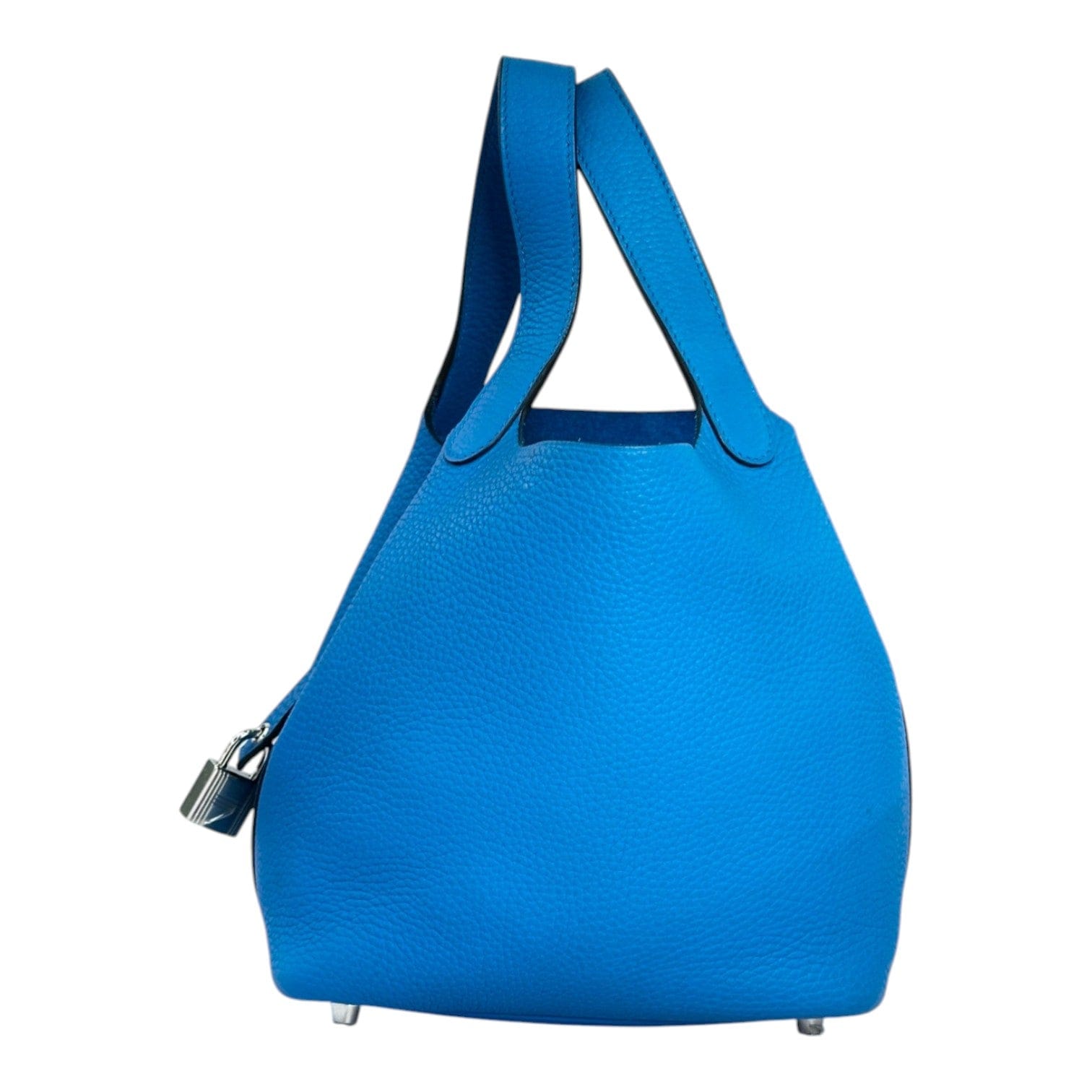 Hermes Hermes Picotin Blue 18cm Bag with PHW