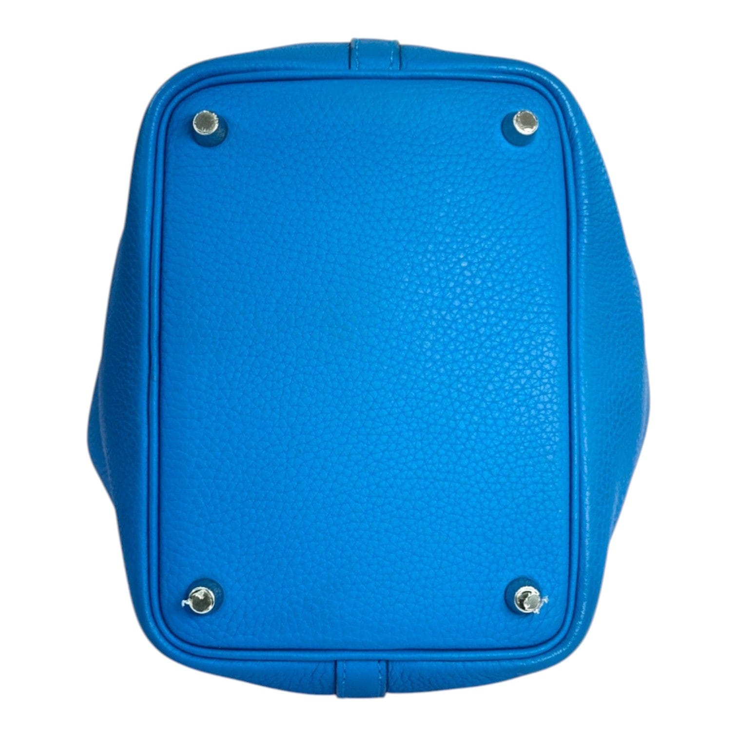 Hermes Hermes Picotin Blue 18cm Bag with PHW