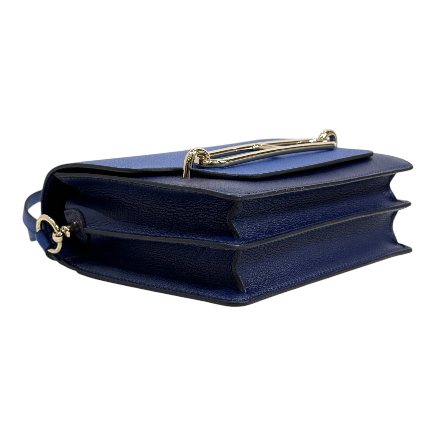 Hermes Hermes Roulis 18 in Blue Saphir /Blue France