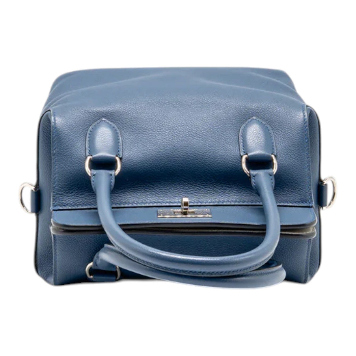 Hermes Hermes Toolbox 20 Evercolor Blue / Light Grey SHW