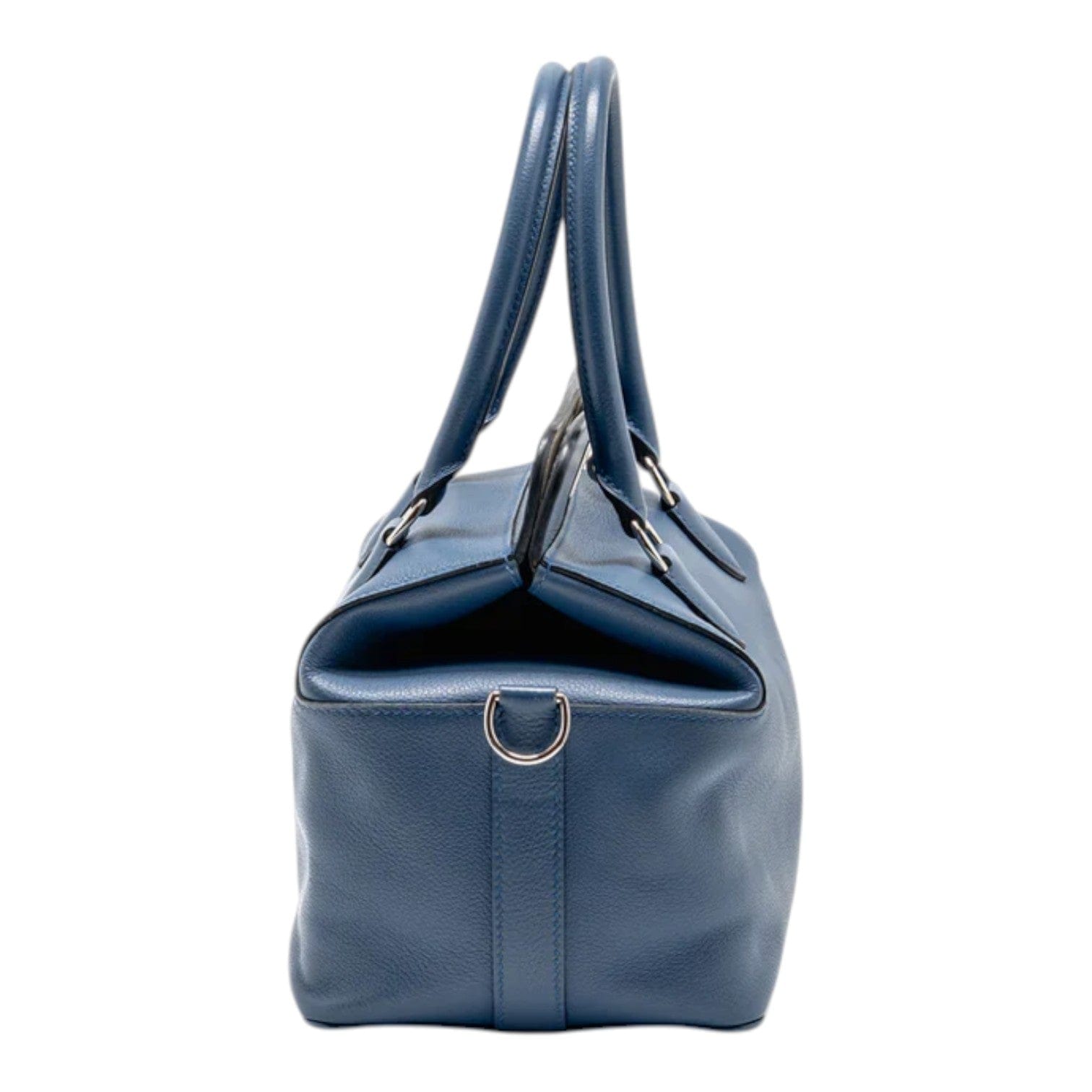 Hermes Hermes Toolbox 20 Evercolor Blue / Light Grey SHW