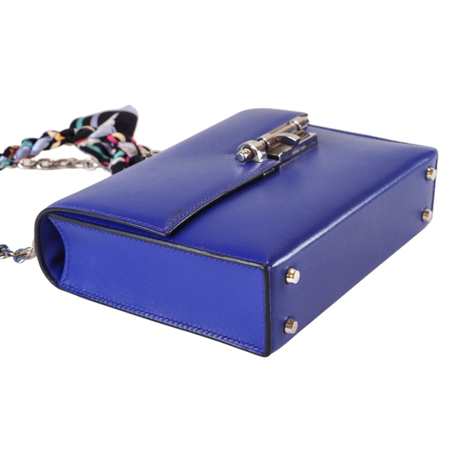 Hermes Hermes Verrou 17cm Mini Blue Encre - C Stamp