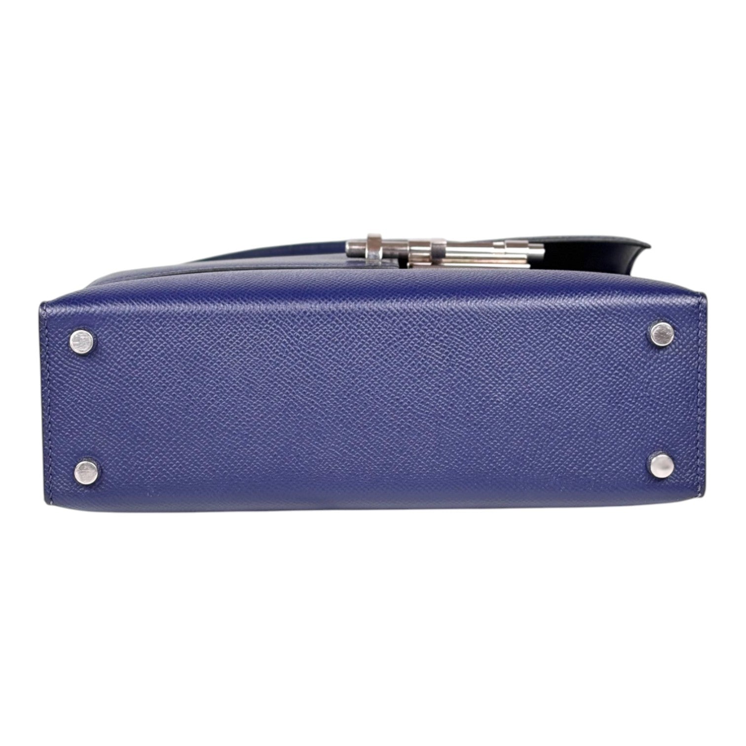 Hermes Hermes Verrou 21cm Blue - A Stamp