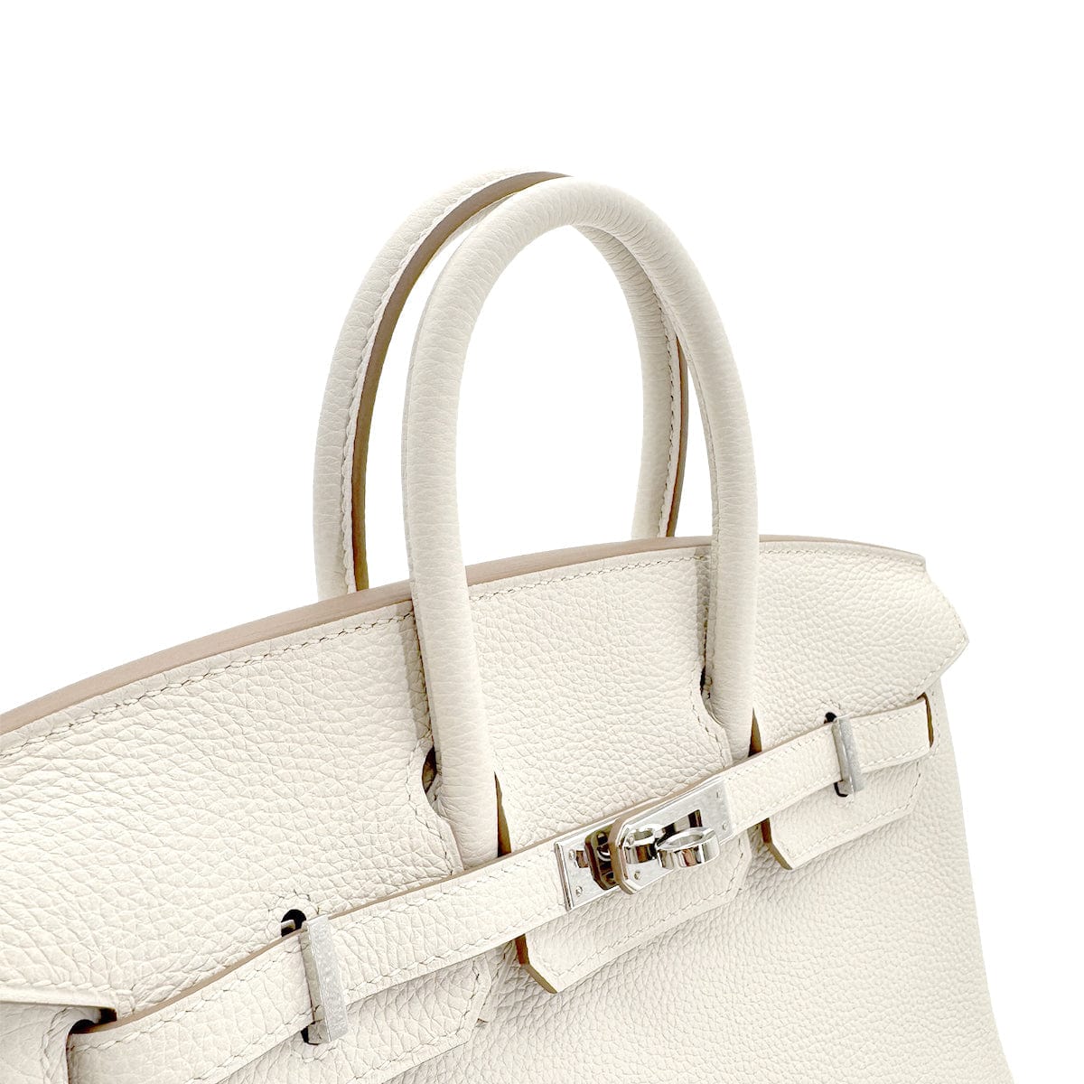 HERMES HERMES BIRKIN 25 CRAIE TAURILLON CLEMENCE HAND BAG Y SHW 90267429