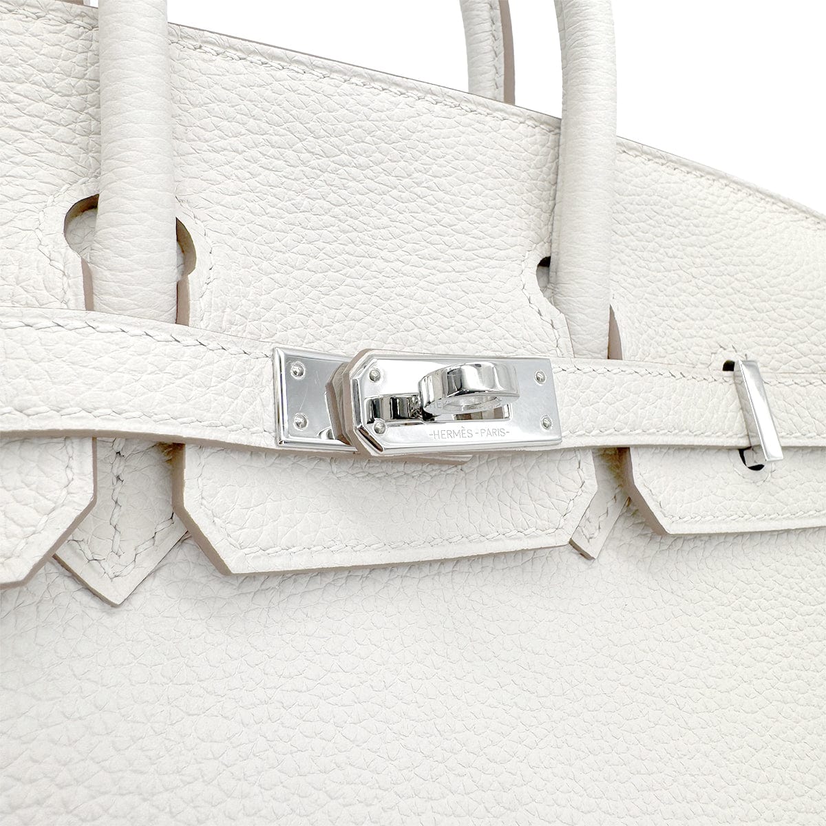 HERMES HERMES BIRKIN 25 CRAIE TAURILLON CLEMENCE HAND BAG Y SHW 90267429