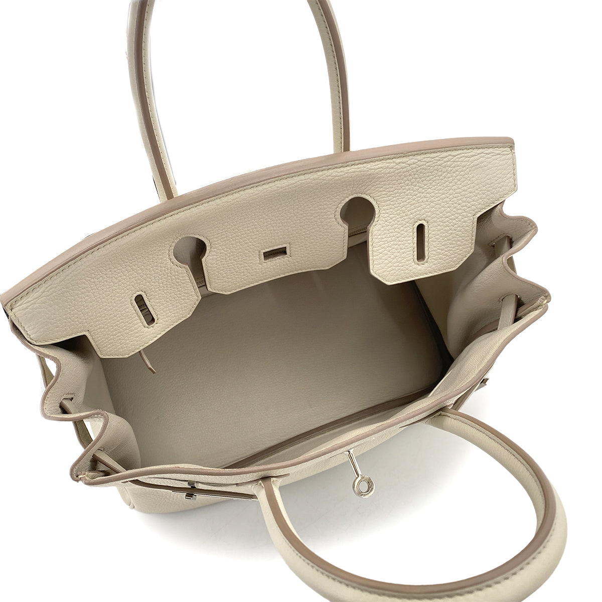 HERMES HERMES BIRKIN 30 BETON TAURILLON CLEMENCE HAND BAG A SHW 90263097