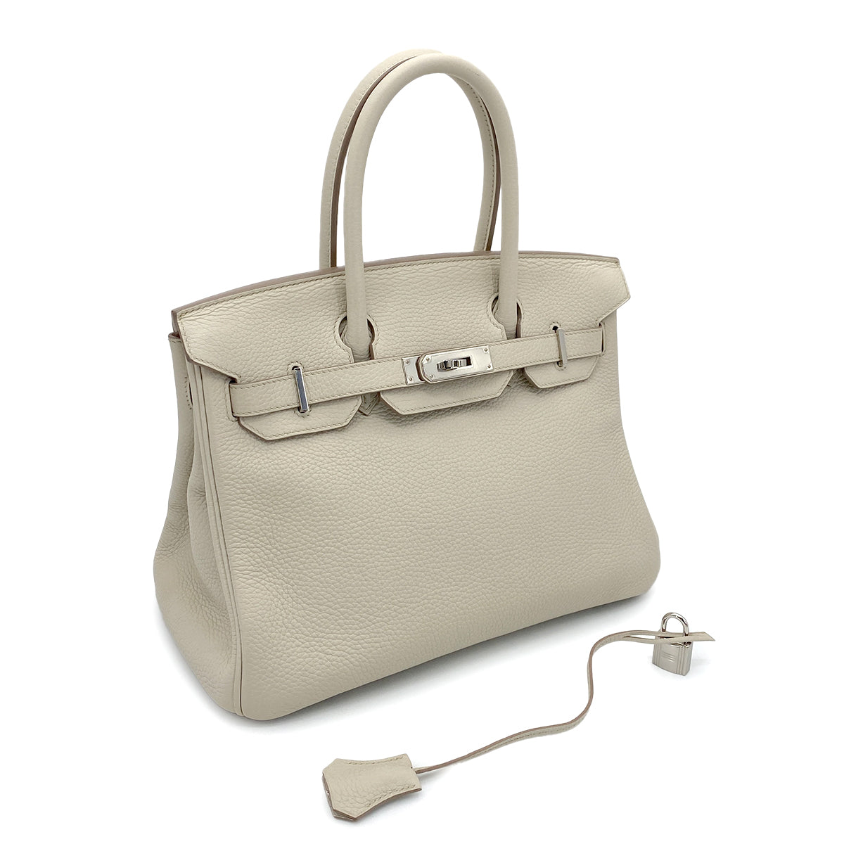 HERMES HERMES BIRKIN 30 BETON TAURILLON CLEMENCE HAND BAG A SHW 90263097