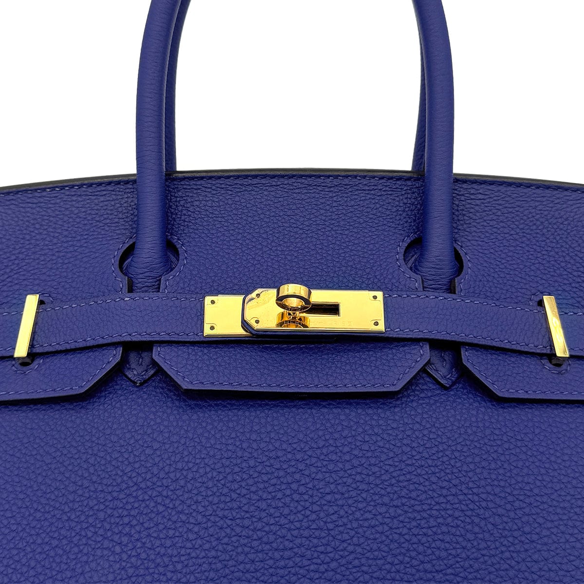 HERMES HERMES BIRKIN 30 BLUE ELECTRIQUE TAURILLON CLEMENCE HAND BAG X GHW 90300014