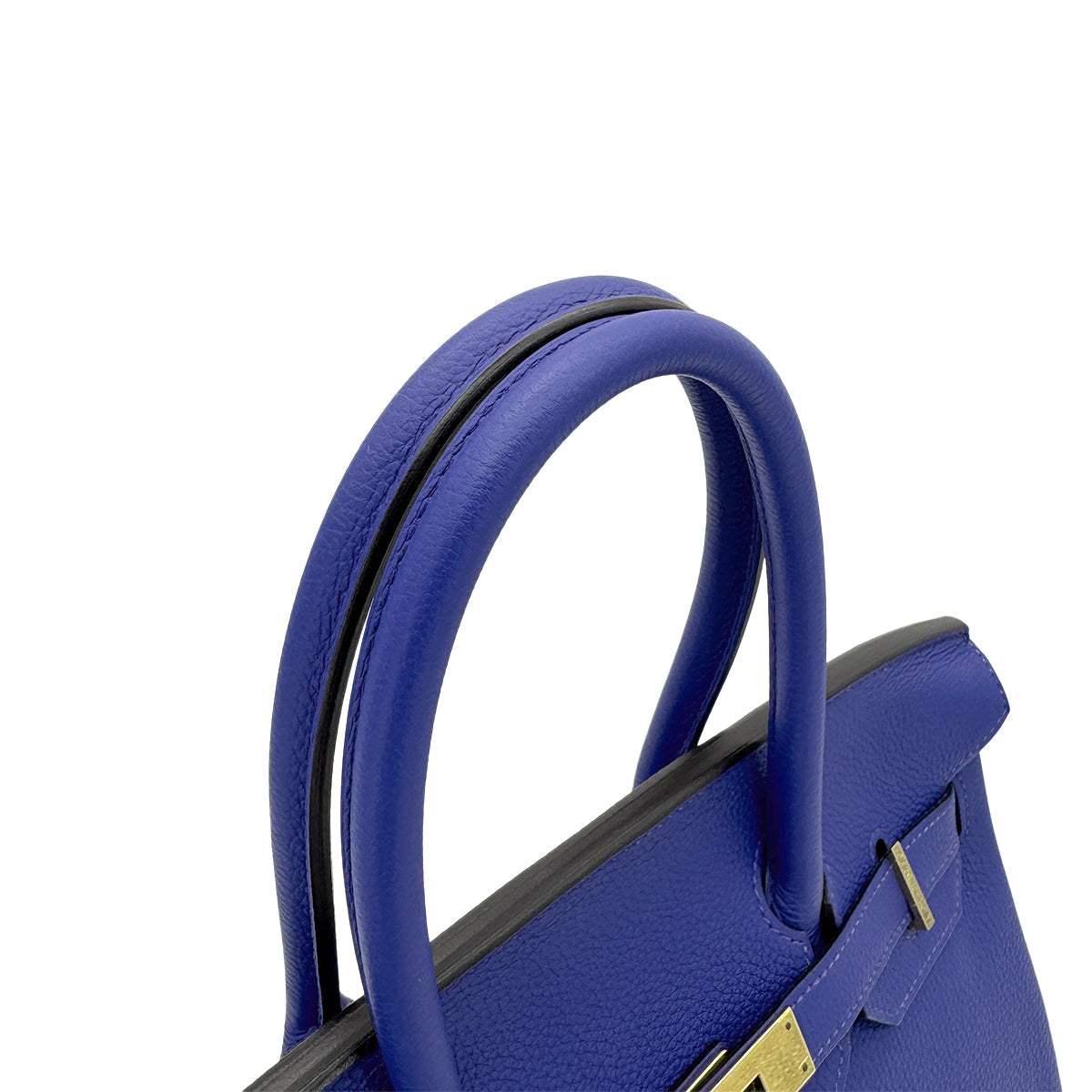 HERMES HERMES BIRKIN 30 BLUE ELECTRIQUE TAURILLON CLEMENCE HAND BAG X GHW 90300014