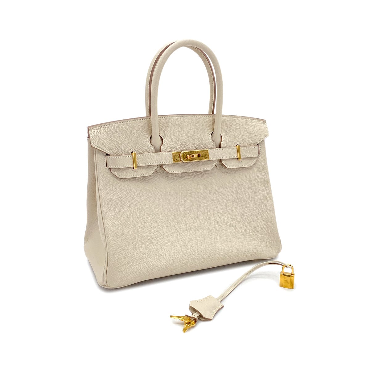 HERMES HERMES BIRKIN 30 CRAIE VEAU EPSOM HAND BAG A GHW 90295826