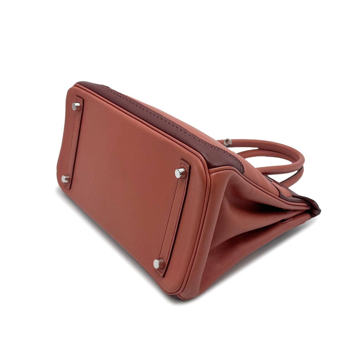 Hermes HERMES BIRKIN 30 GHILLIES ROSY ROUGE H SWIFT HAND BAG □P SHW 90274061